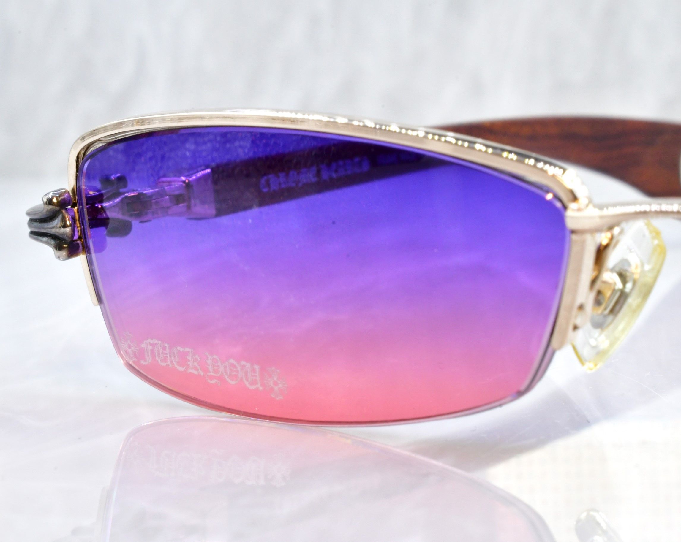 Chrome Hearts Chrome Hearts Rocks Rare sunglasses cartier 53/14 bubinga Size ONE SIZE - 9 Thumbnail