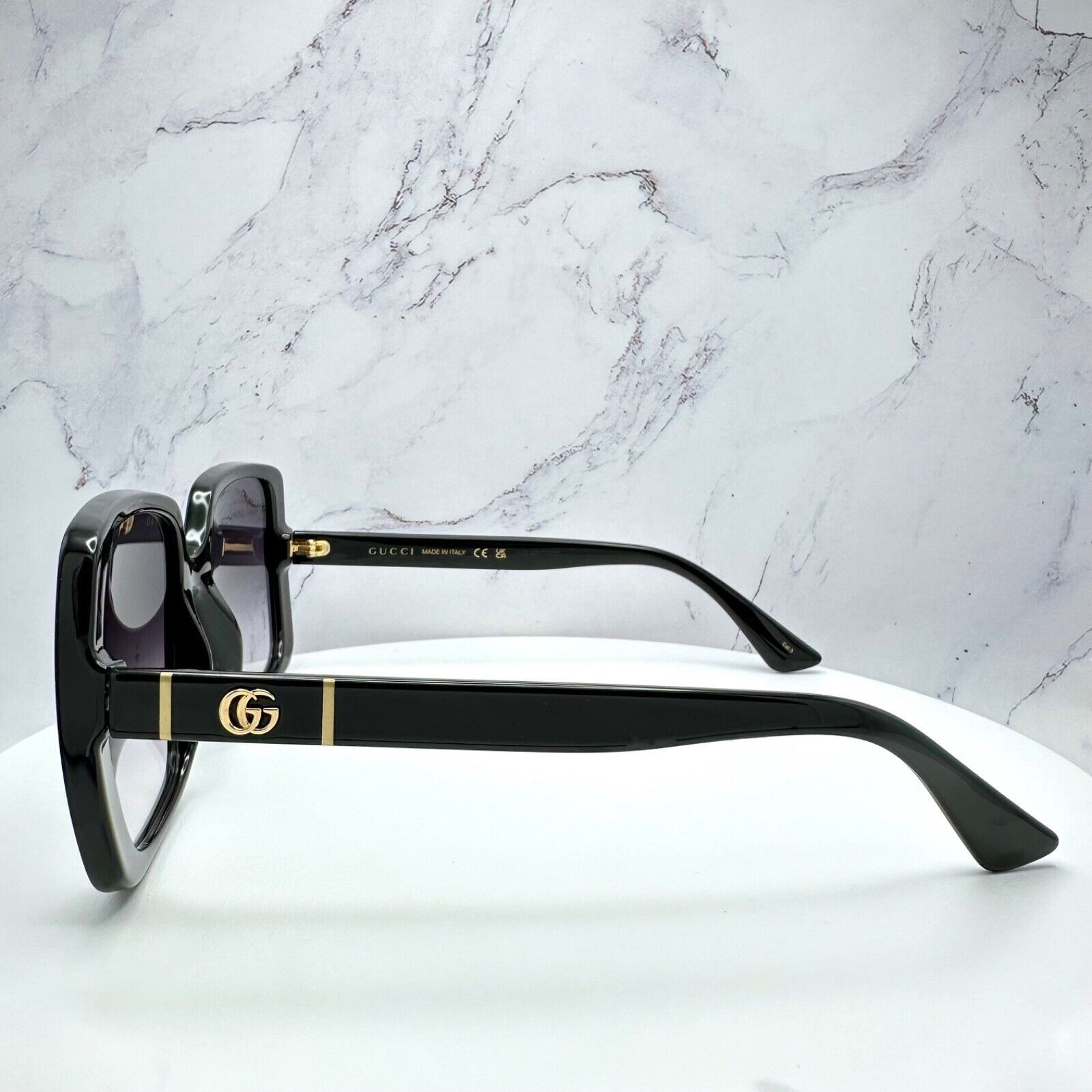 Gucci New Gucci Sunglasses Black Square Size ONE SIZE - 4 Thumbnail