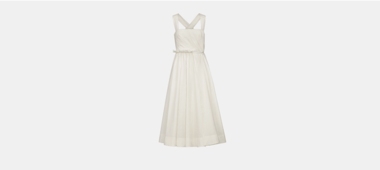 o1w1db10624 Mid-Length Dress in White
