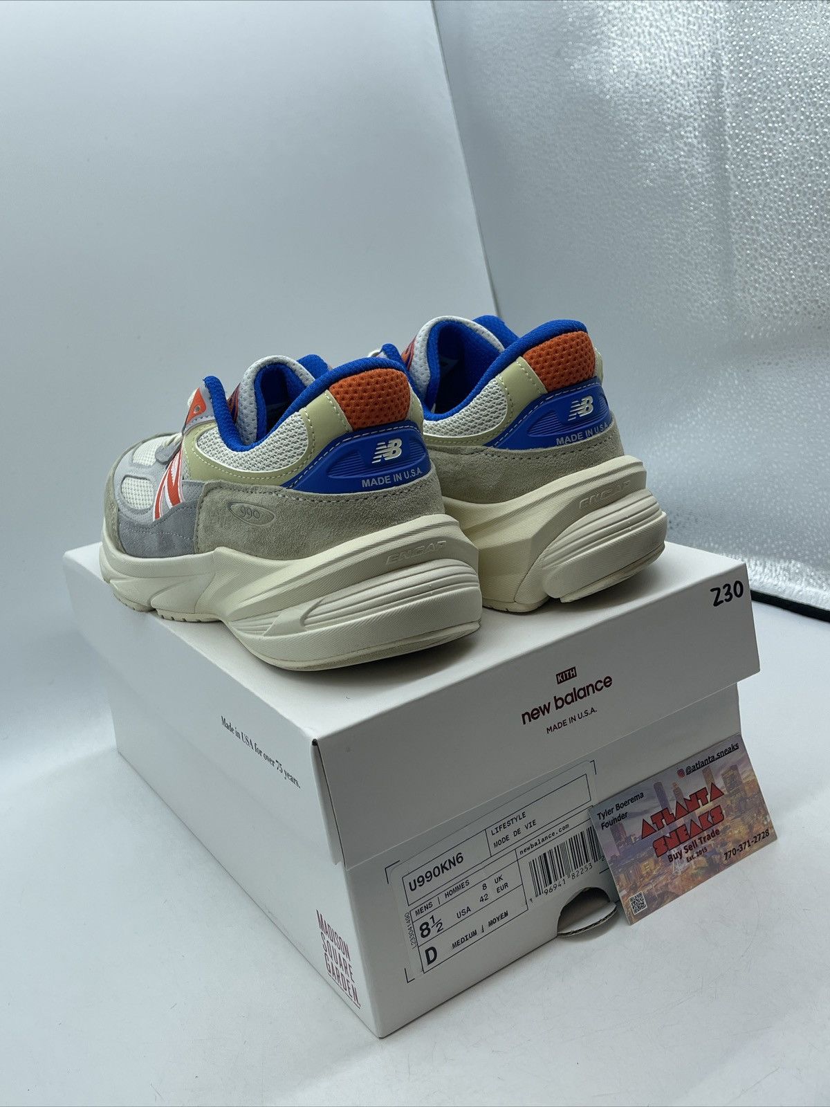 New Balance Kith x Madison square garden x 99v6 New York Knicks Size US 8.5 / EU 41-42 - 4 Thumbnail