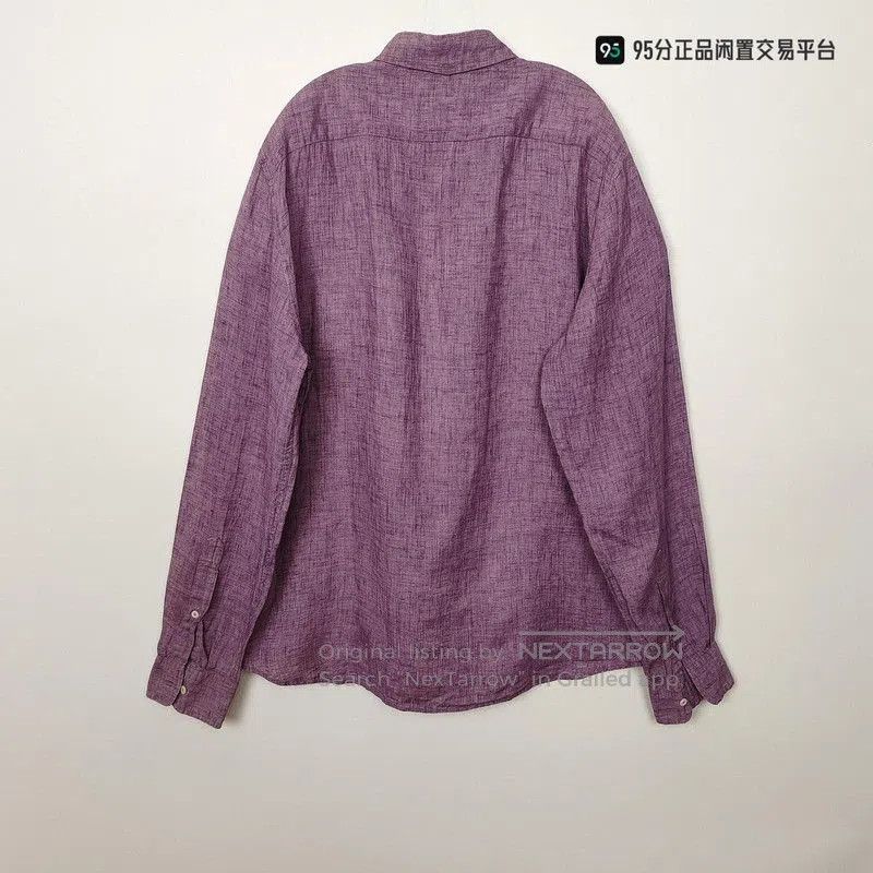 Brunello Cucinelli Brunello Cucinelli Purple Linen Long. Size US M / EU 48-50 / 2 - 1 Thumbnail