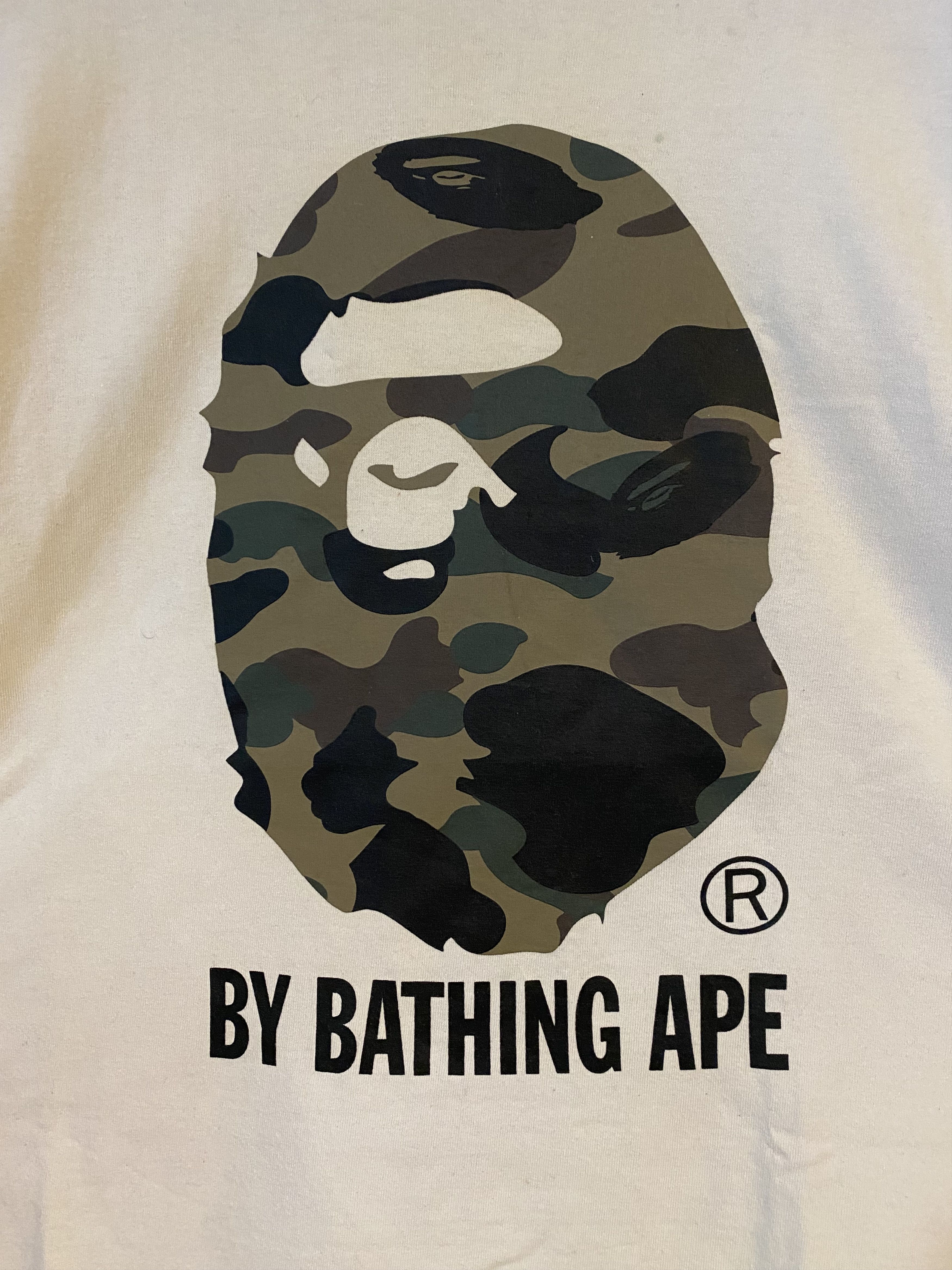 Bape A Bathing Ape Camo Logo Tee Size US XL / EU 56 / 4 - 4 Thumbnail