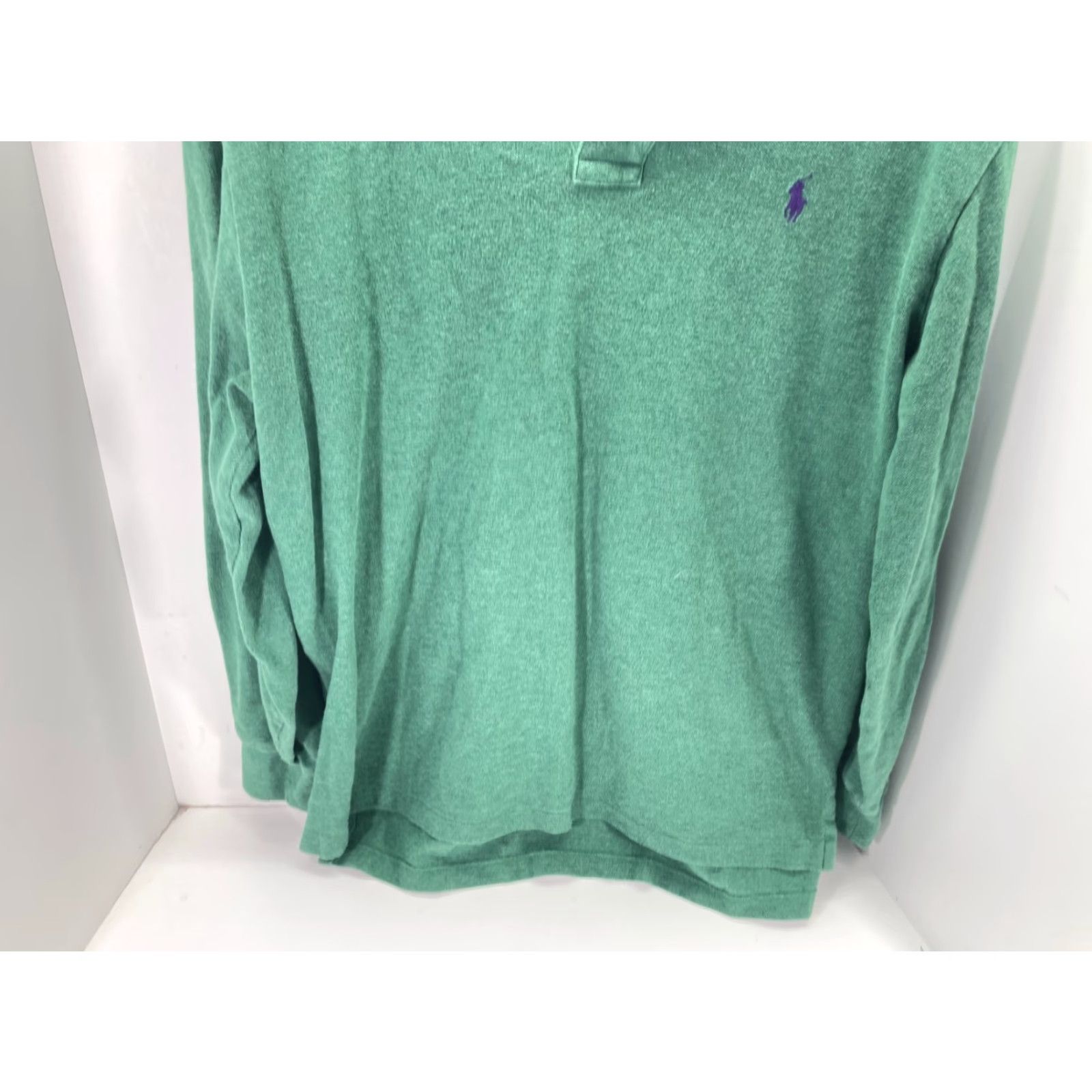 Polo Ralph Lauren Polo Ralph Lauren Polo Shirt Mens XL Green Long Sleeve Slim Fit Logo Size US XL / EU 56 / 4 - 5 Thumbnail