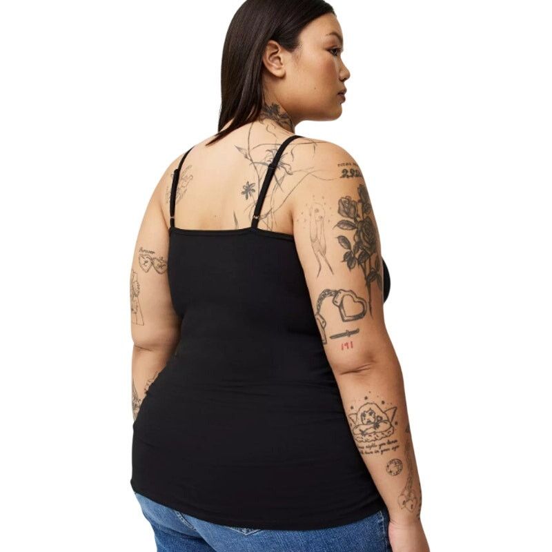 Torrid Torrid Foxy Cami Solid Black Womens Plus Size 1X Size XL / US 12-14 / IT 48-50 - 5 Thumbnail