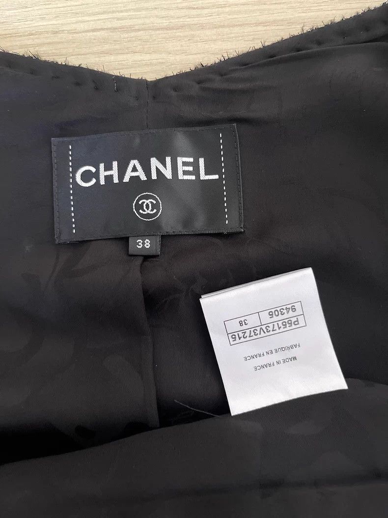 Chanel Chanel Chair series black glitter jacket Size XS / US 0-2 / IT 36-38 - 3 Thumbnail