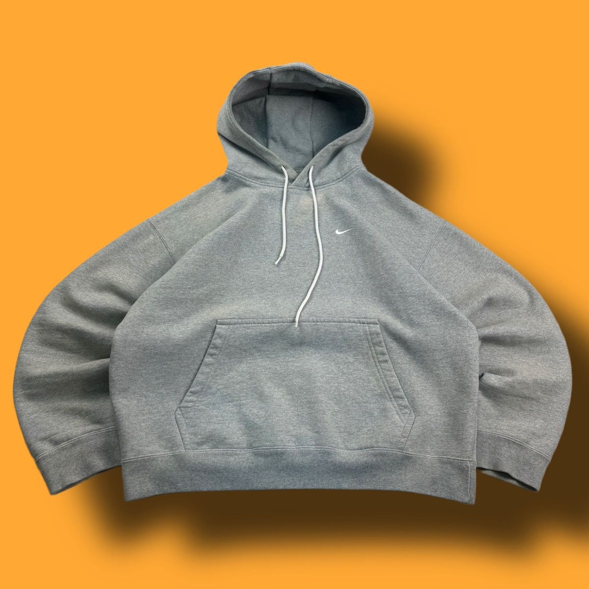 Nike × Vintage NIKE LAB VINTAGE BASIC LOGO OVERSIZE BOXY HOODIE Size US M / EU 48-50 / 2 - 1 Thumbnail