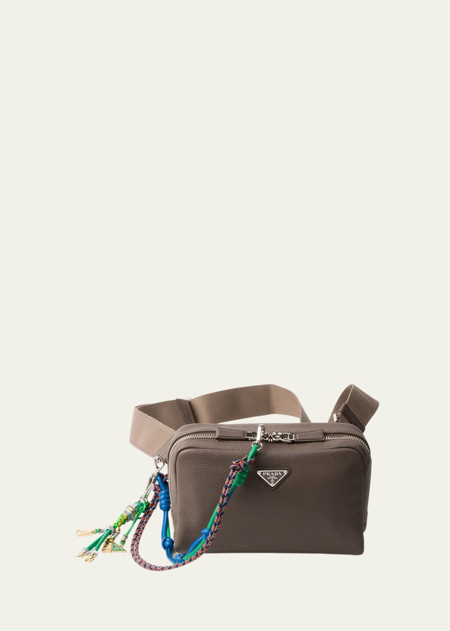 Prada o1bcso1str1025 Size: OS / Vitello Daino Belt Bag in Brown Size ONE SIZE - 1 Thumbnail