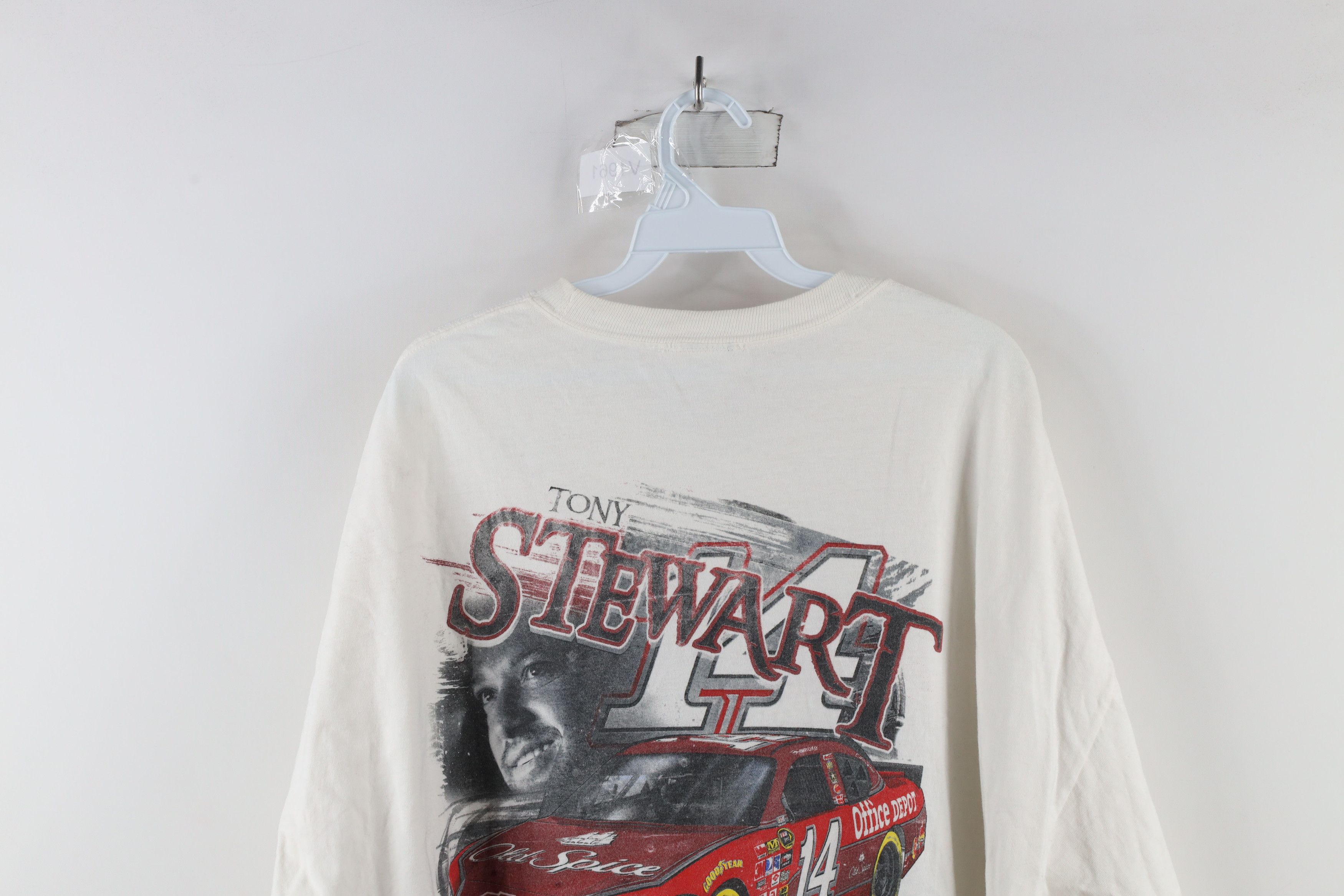Vintage Vintage Y2K NASCAR Tony Stewart Racing Short Sleeve T-Shirt Size US XXL / EU 58 / 5 - 11 Thumbnail