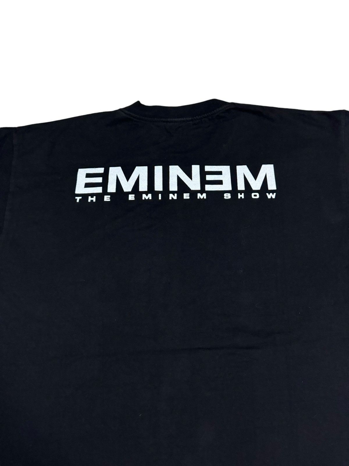 Band Tees × Eminem × Rap Tees EMINEM Rapper Big Logo Promo Shirt Size US XL / EU 56 / 4 - 5 Thumbnail