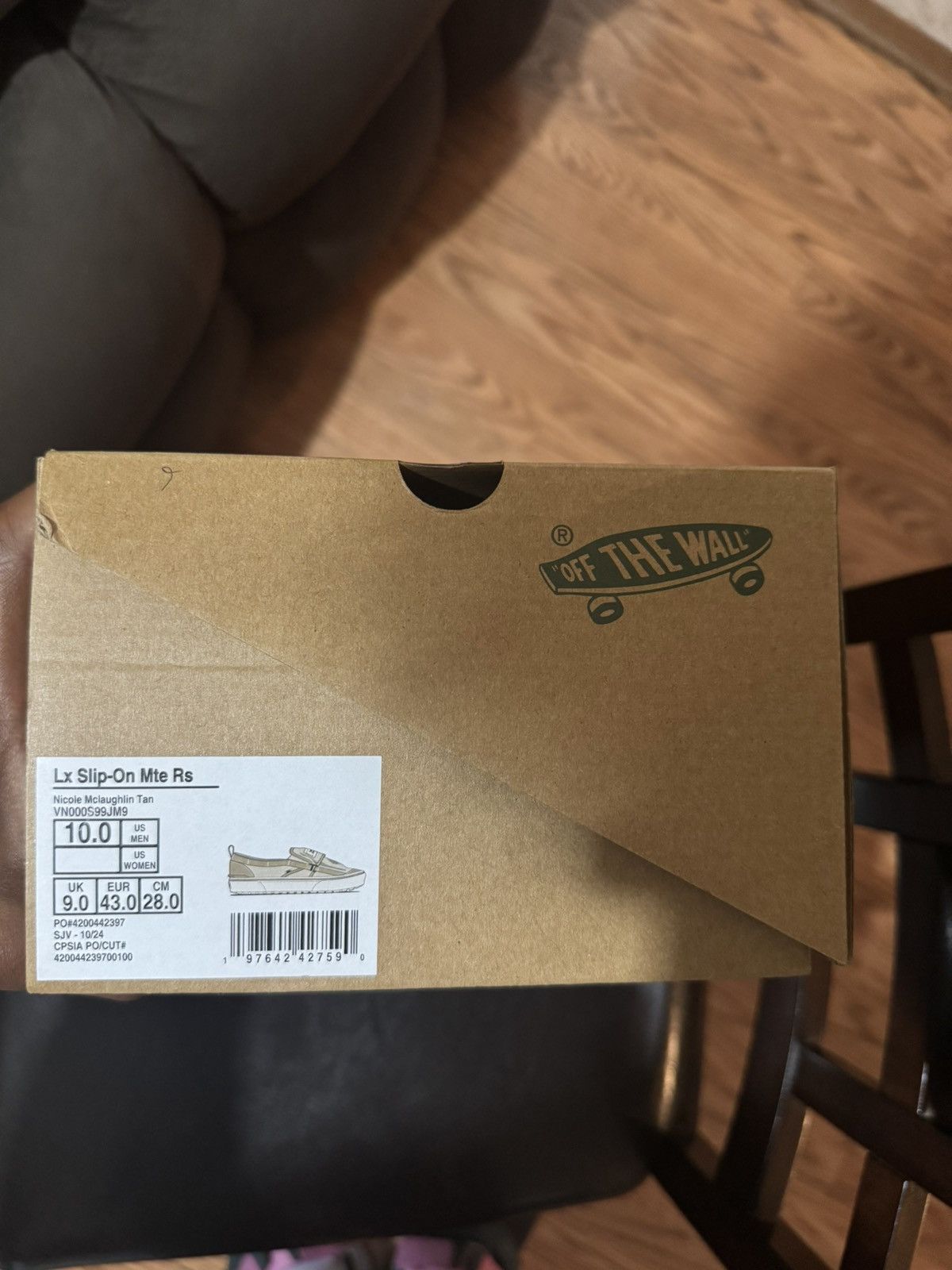 Vans NICOLE MCLAUGHLIN VANS COLLAB BIEGE VANS SLIP ONS !! Size US 10 / EU 43 - 3 Thumbnail