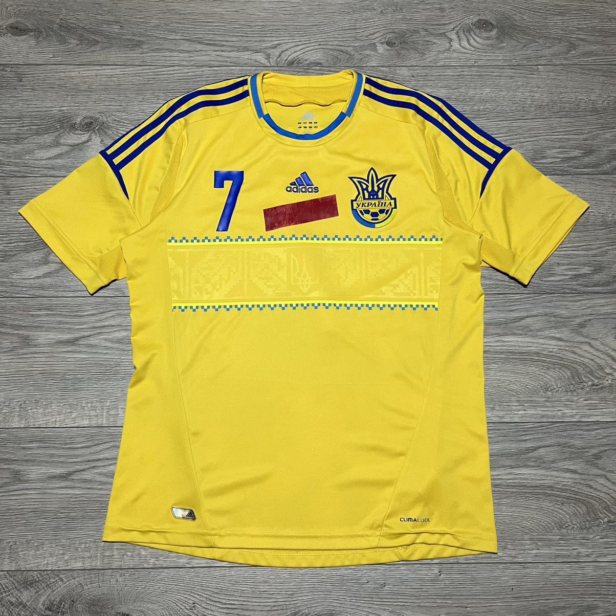 Adidas Ukraine Home Jersey Shevchenko Blockore