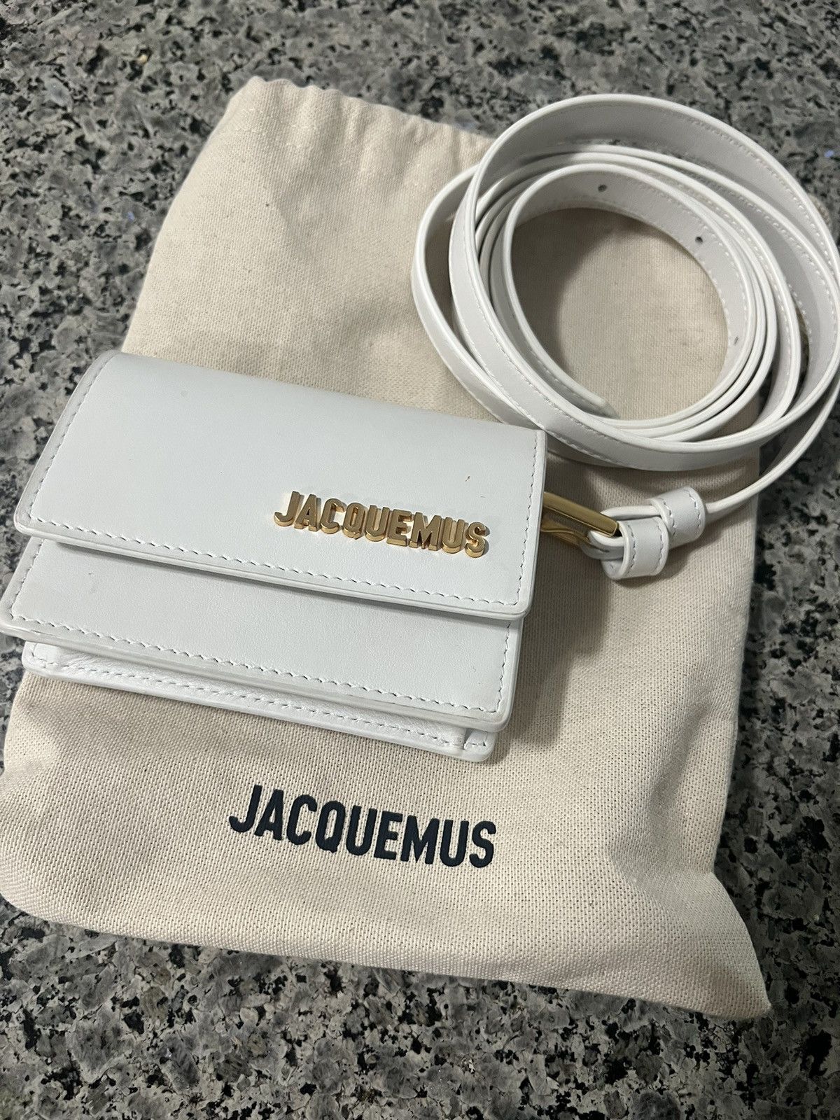 Jacquemus Jacquemus White Mini Belt Bag Grailed