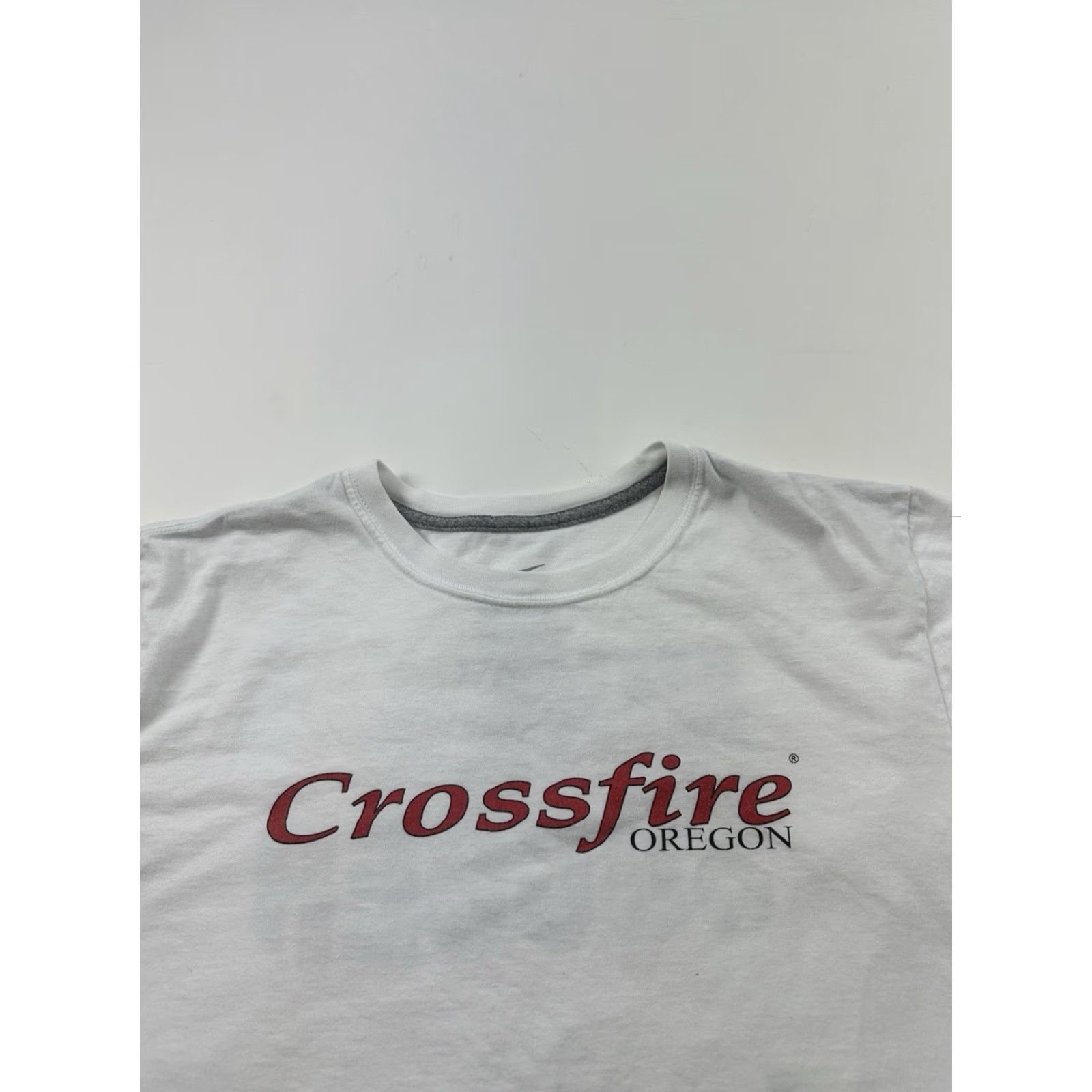 Nike Nike Shirt Mens Large White Crossfire Soccer Oregon Short Sleeve Crew Neck Size US L / EU 52-54 / 3 - 2 Thumbnail