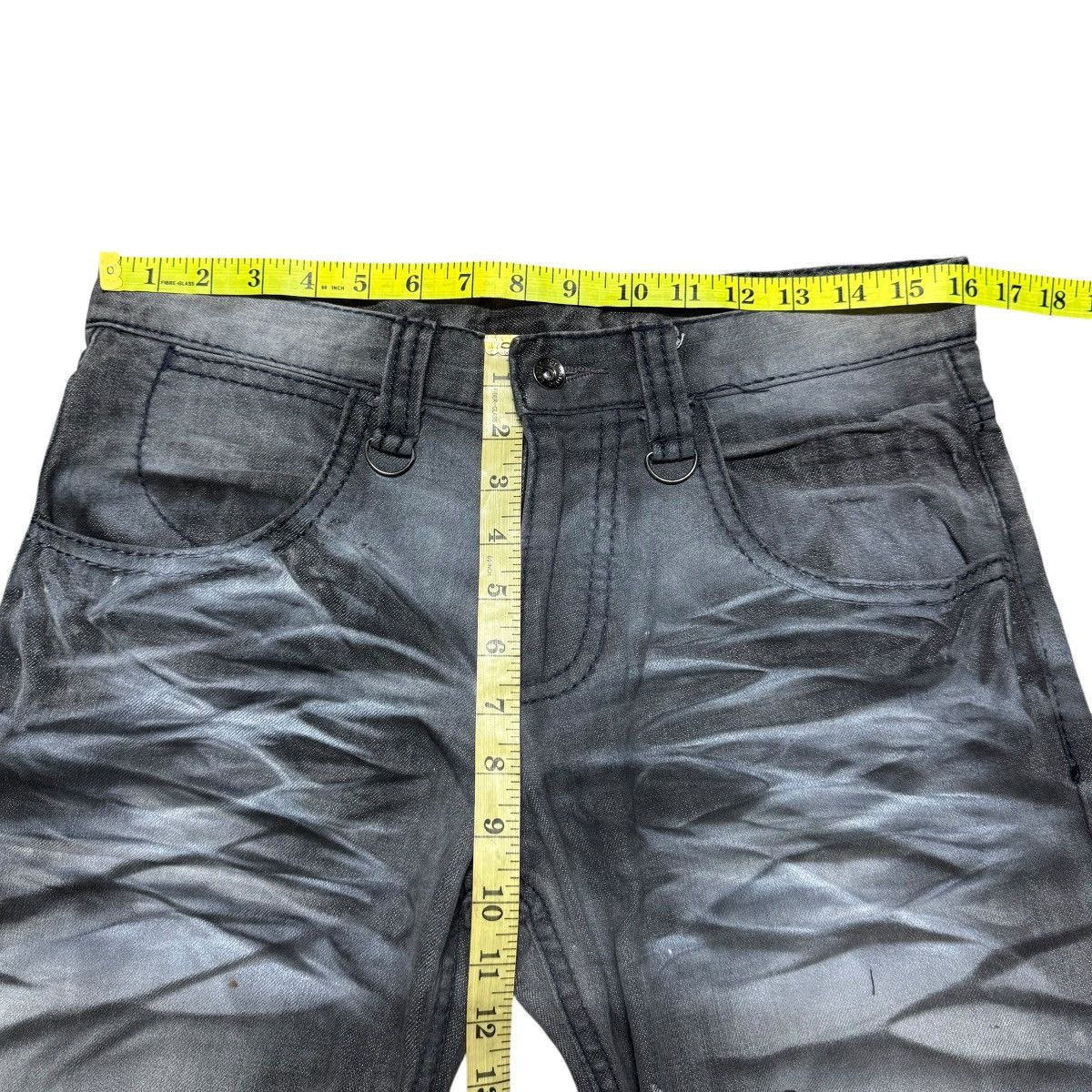 semanticdesign Semantic Design Whiskered Denim Flare Jeans Size US 32 / EU 48 - 15 Thumbnail