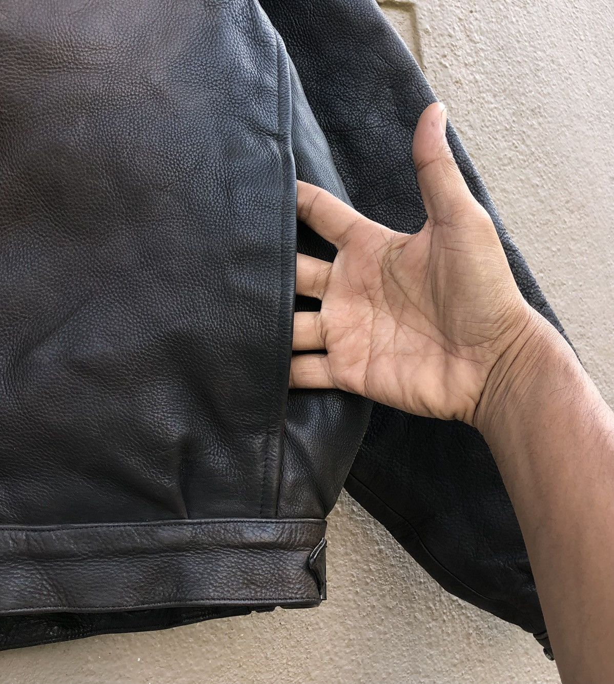 First MFG Co. VTG First Genuine Leather Sun Faded Thinsulate Bomber Jacket Size US L / EU 52-54 / 3 - 10 Thumbnail