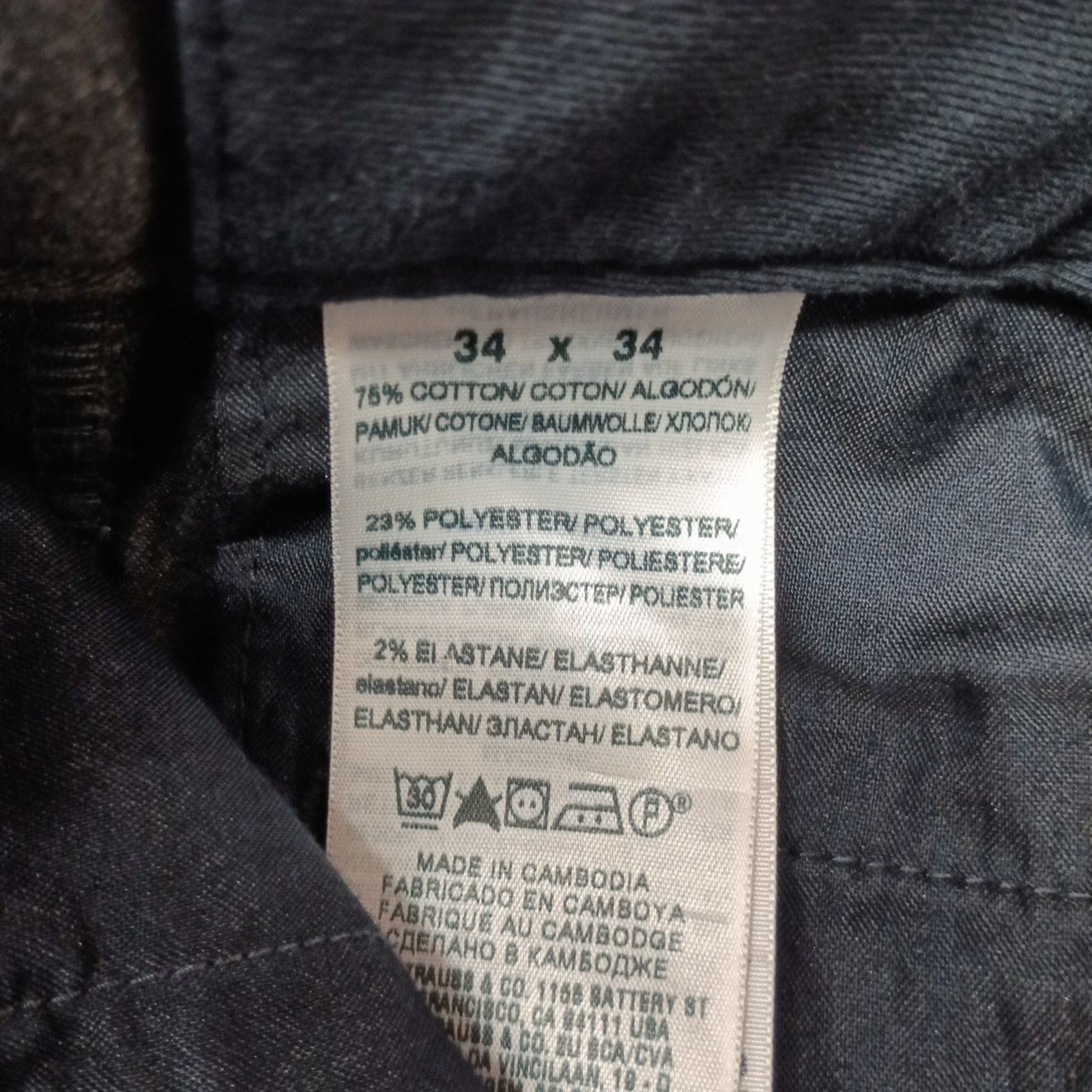 Dockers Dockers Comfort Khaki Pants Men's 34x34 Relaxed Pleated Gray Size US 34 / EU 50 - 6 Thumbnail
