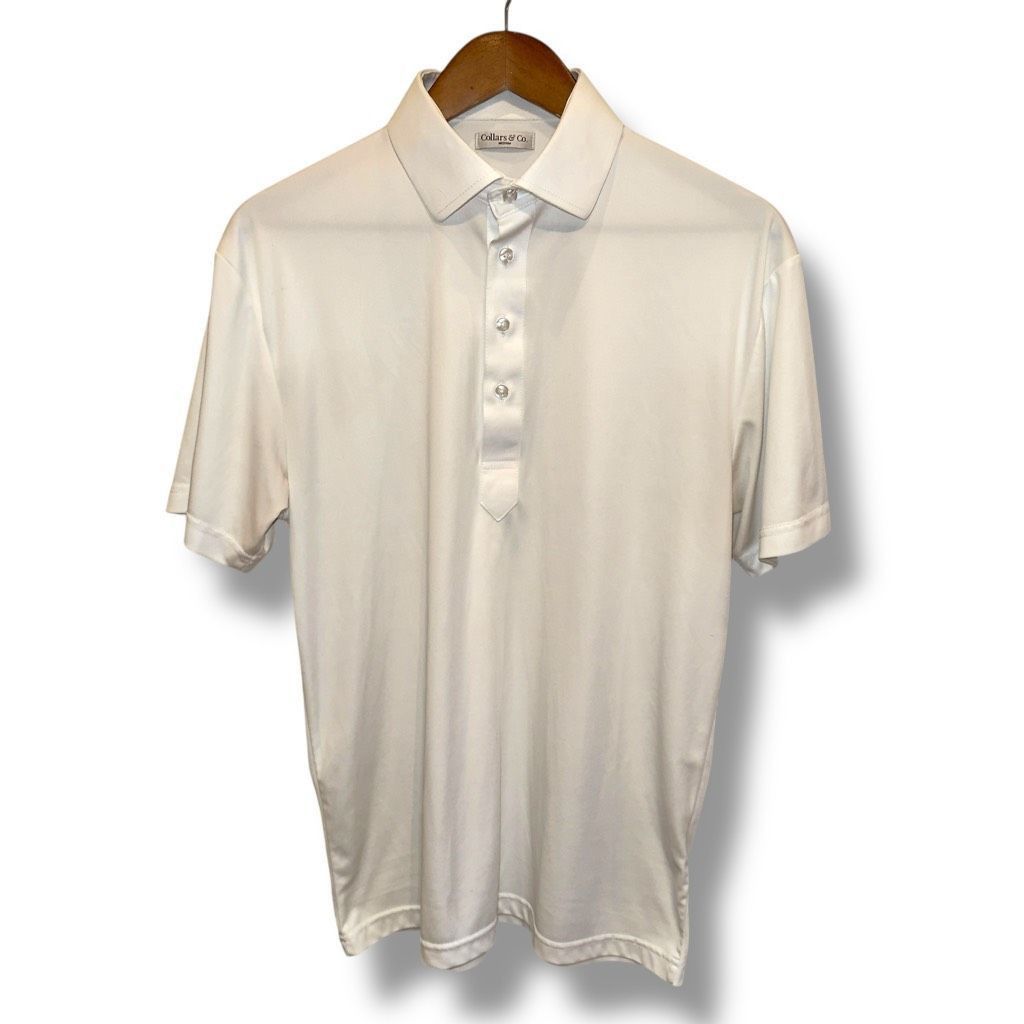 Peter Millar Collars & Co White Performance Dress Collar Polo Shirt Sz M Size US M / EU 48-50 / 2 - 1 Thumbnail