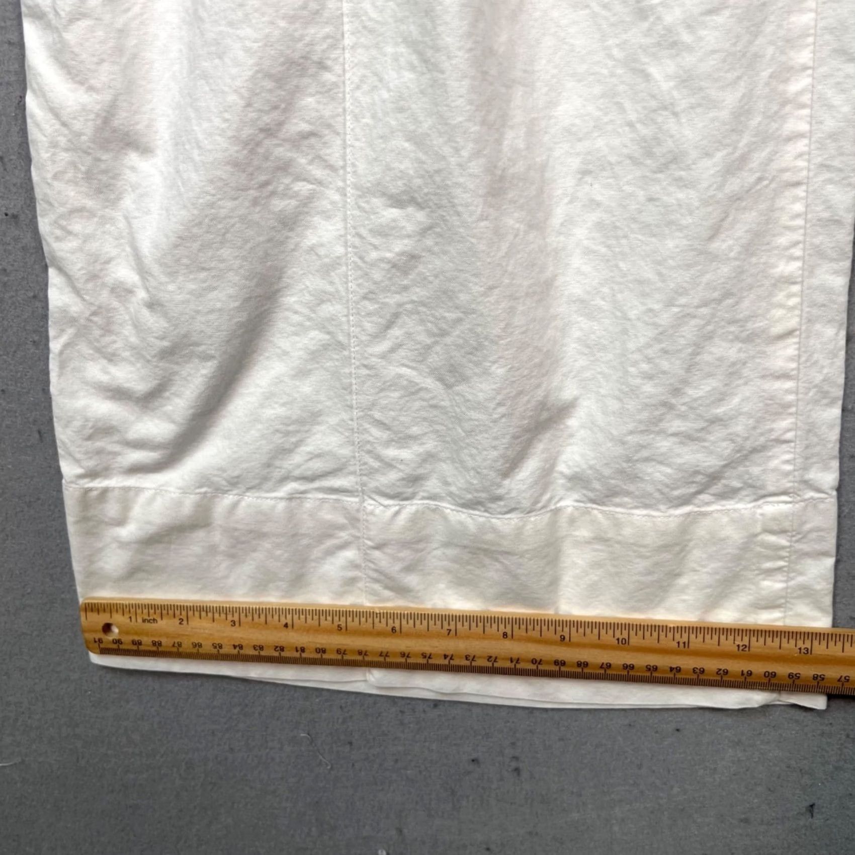 Uniqlo Uniqlo Womens Medium High-Waisted Wide-Leg White Pants Size 32" / US 10 / IT 46 - 7 Thumbnail