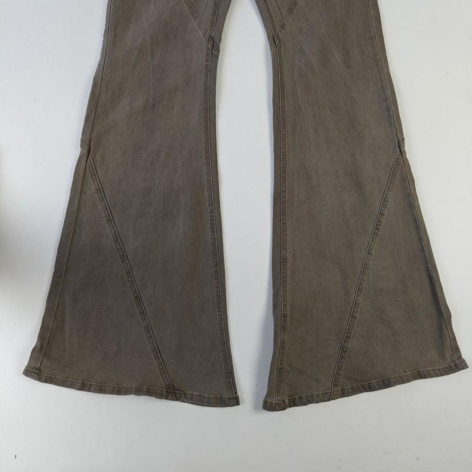 Other Japanese Grey Wide Leg Seam Flare Jeans Size US 32 / EU 48 - 7 Thumbnail