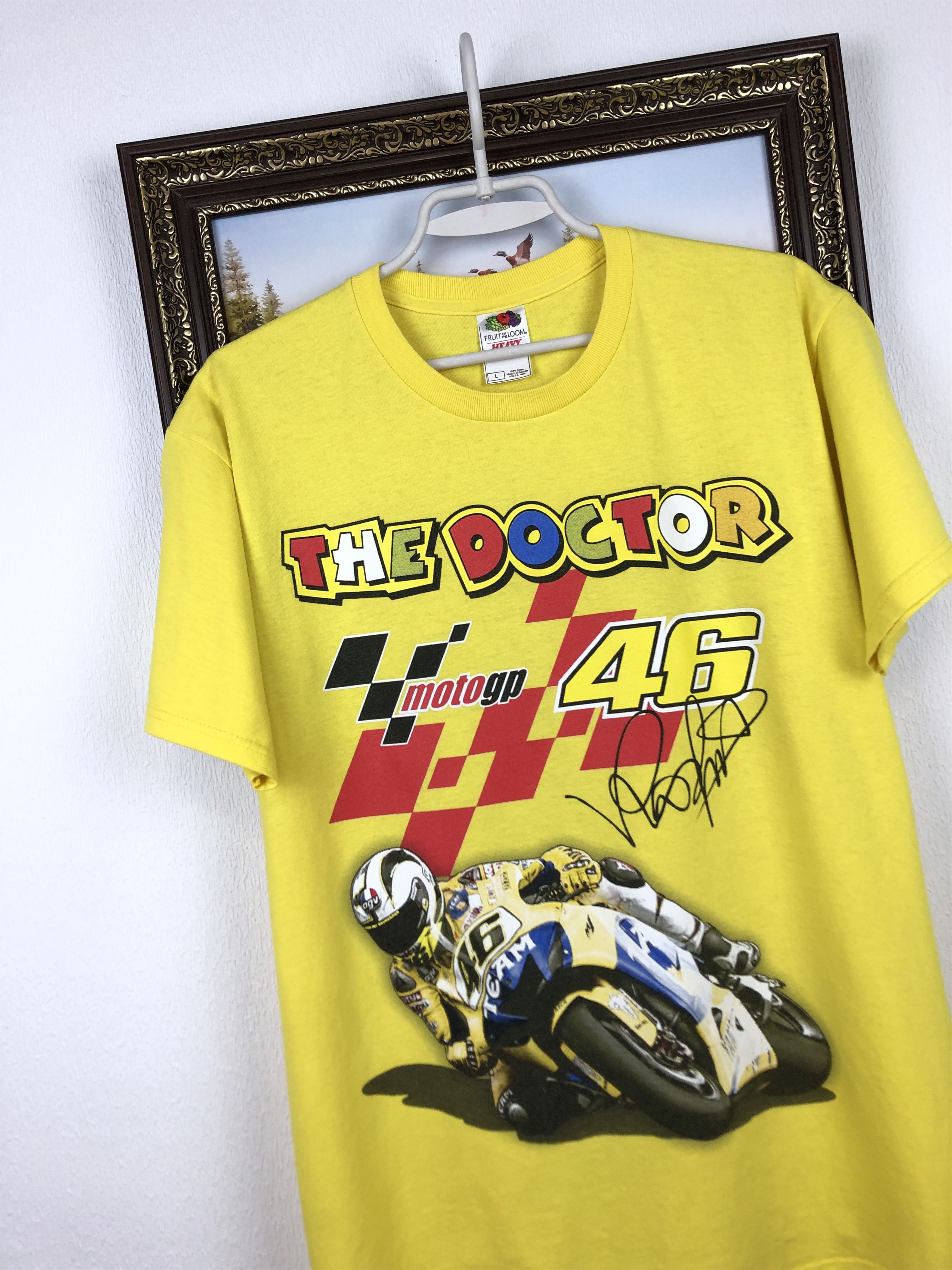 Vintage Vintage Valentino Rossi Doctor Sun Racing Yamaha Jersey Tee Size US L / EU 52-54 / 3 - 4 Thumbnail