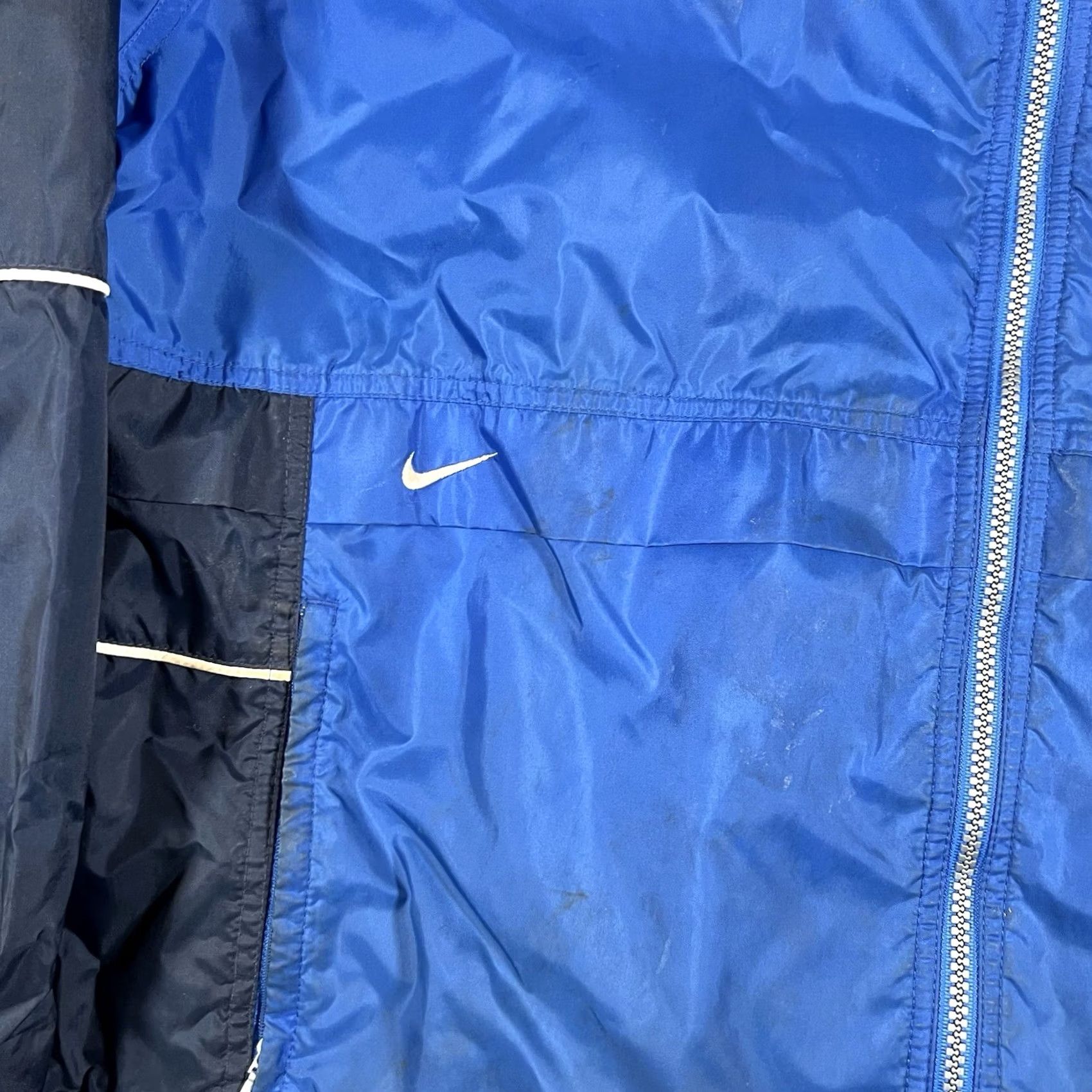 Nike VINTAGE Nike Jacket Mens XL Blue 90s Windbreaker Nylon Lightweight Track Size US XL / EU 56 / 4 - 3 Thumbnail
