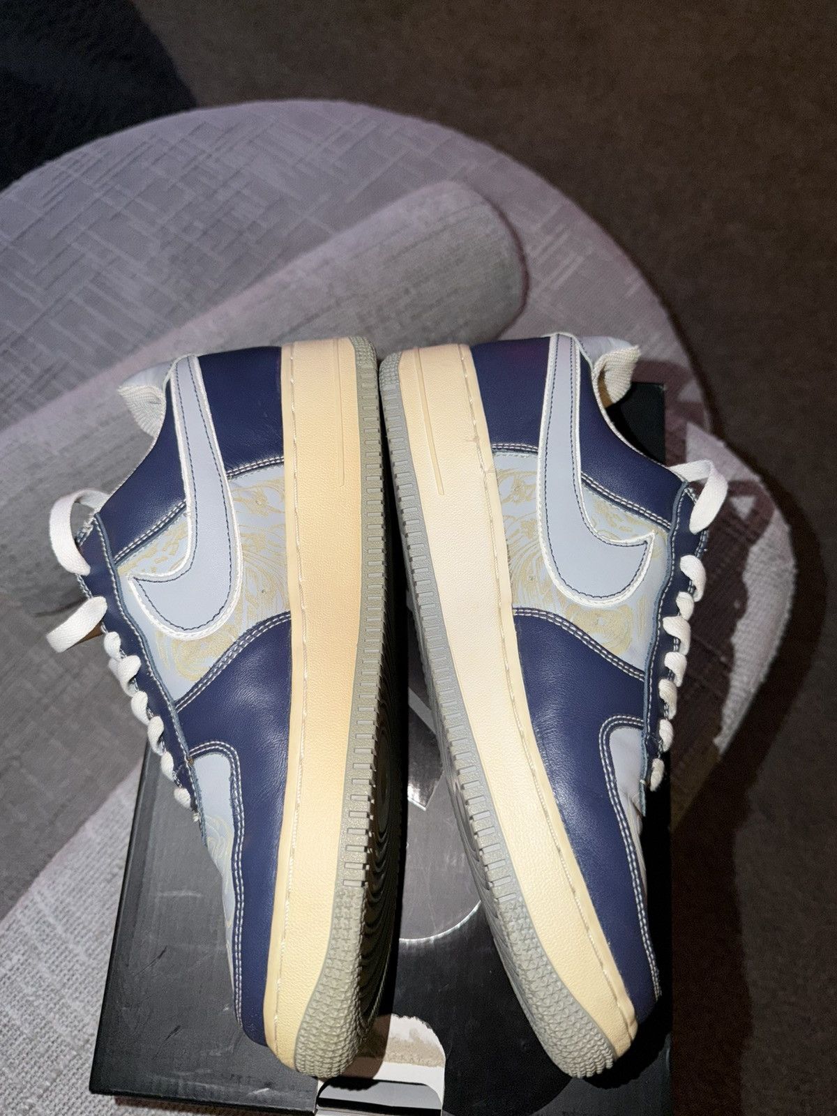 Nike Nike Air Force 1 Low Mr. Cartoon Blue Tattoo (Clown) Size US 9.5 / EU 42-43 - 3 Thumbnail