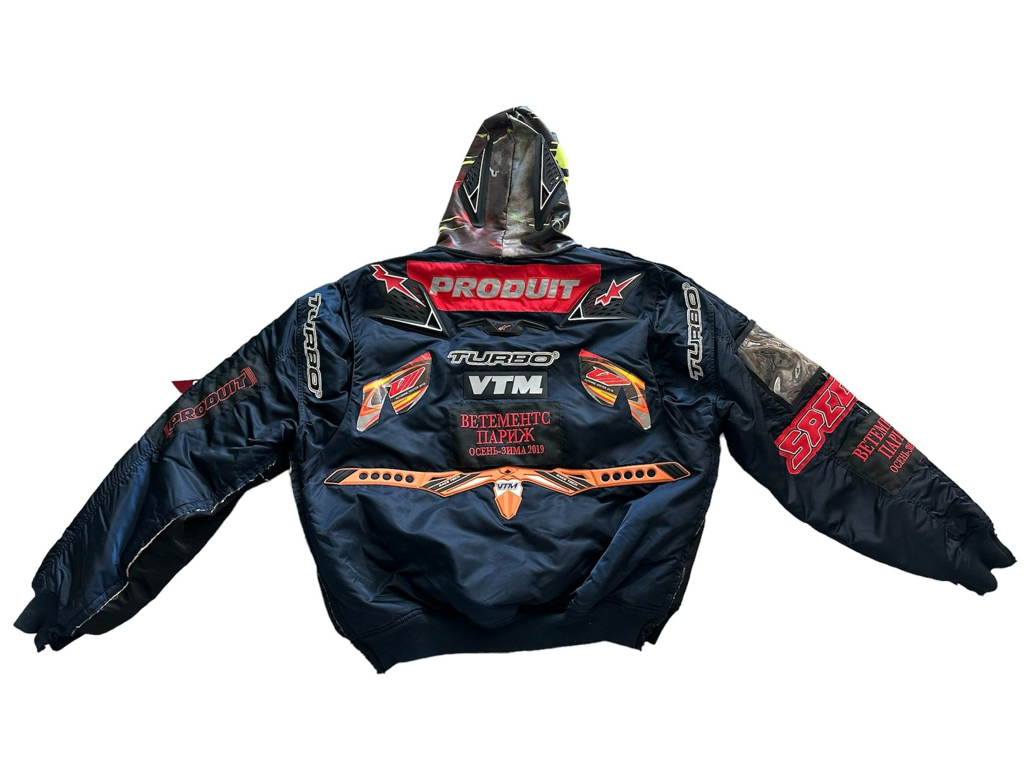 Alpha Industries × Vetements Racing Bomber Jacket | Grailed