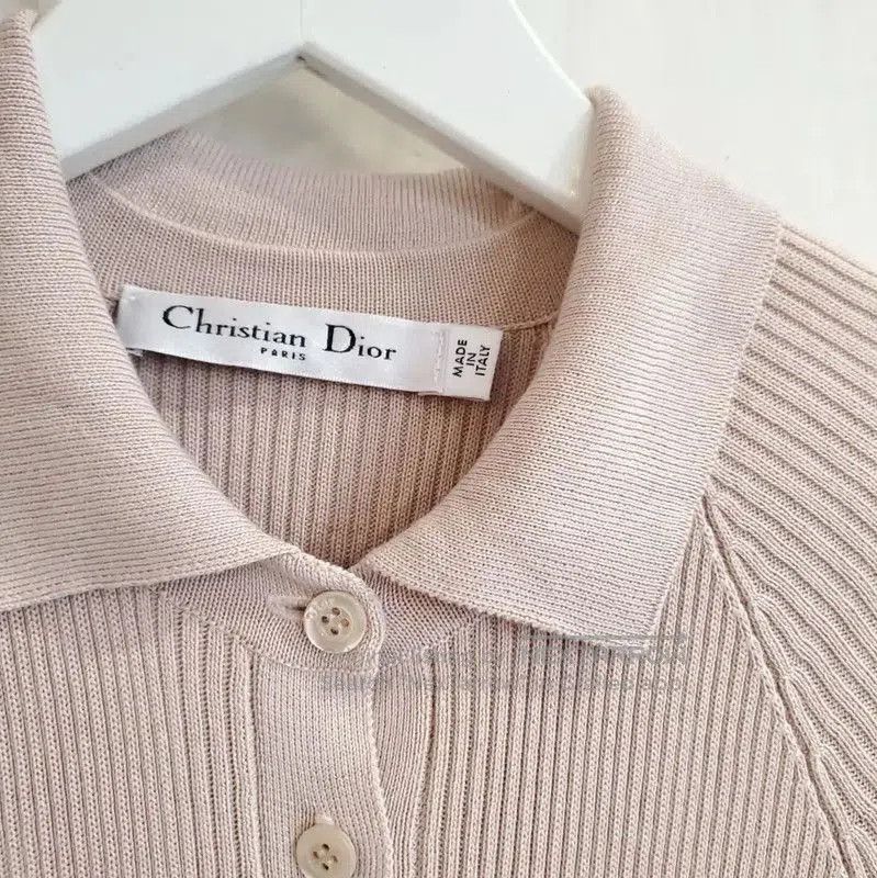 Dior Dior Spring Autumn Nude Pink Cotton Top . Size S / US 4 / IT 40 - 3 Thumbnail