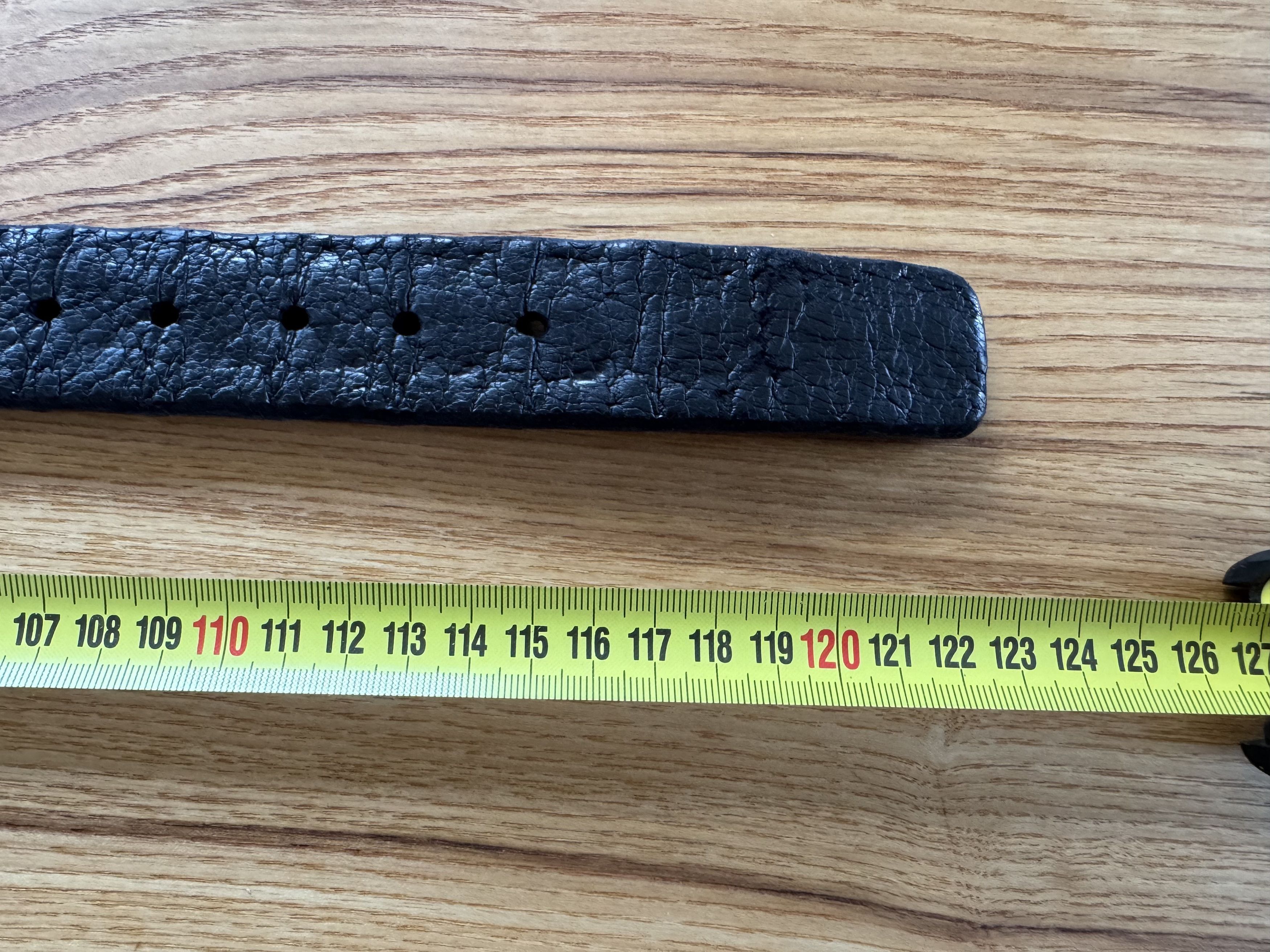 Other Scunzani Crocodile Leather Belt Black Size ONE SIZE - 8 Thumbnail