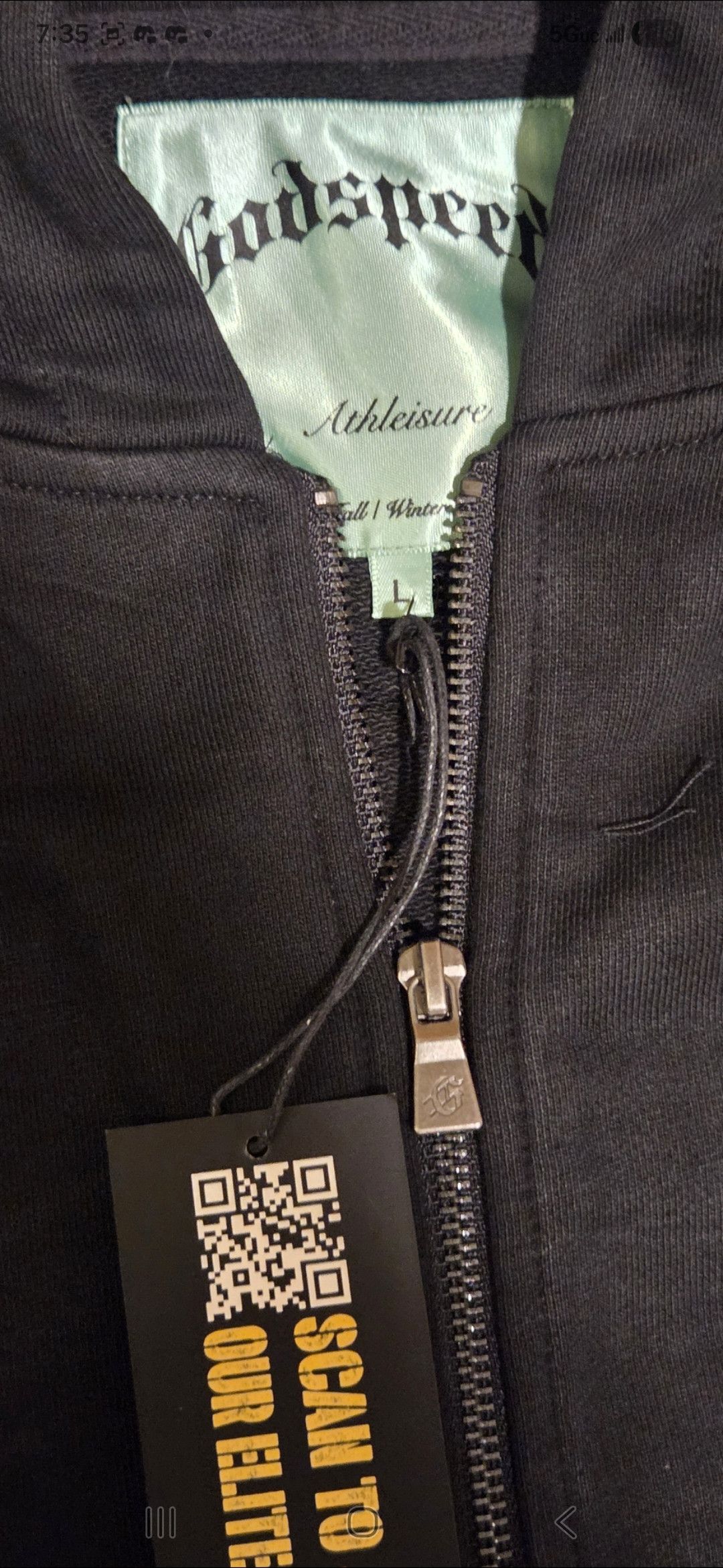 Godspeed Godspeed Black Satin OG Logo V2 Sweatsuit SIZE LARGE NWT Size US L / EU 52-54 / 3 - 5 Thumbnail