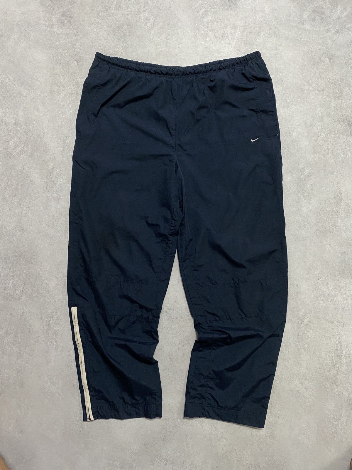 Nike × Vintage Vintage Track Pants Nylon Nike Mini Swoosh Back Patch Size US 38 / EU 54 - 1 Thumbnail