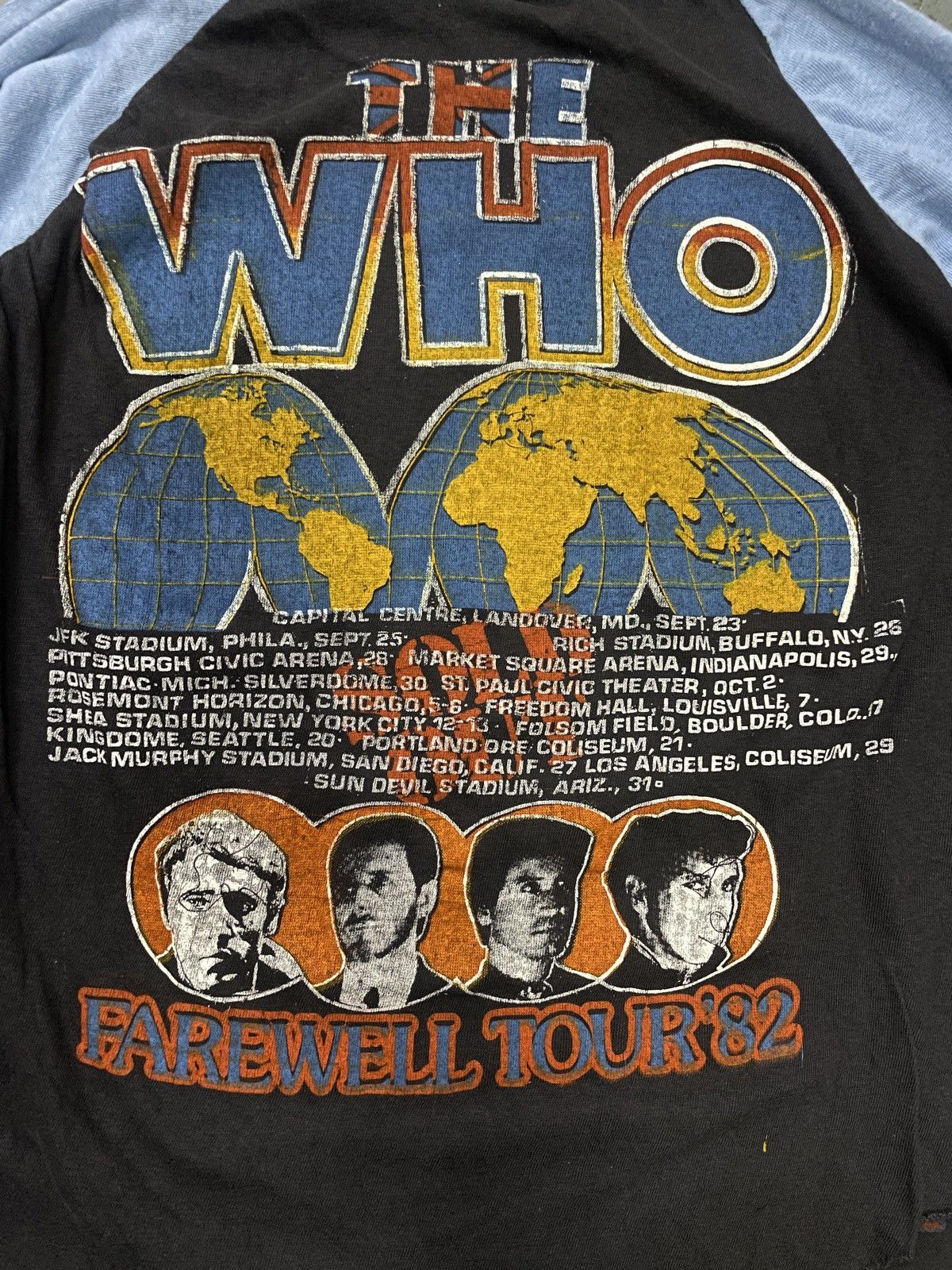Band Tees × Vintage Vintage 80s Fantasy Label The Who “LIVE IN CONCER” Band Tees Size US S / EU 44-46 / 1 - 4 Thumbnail