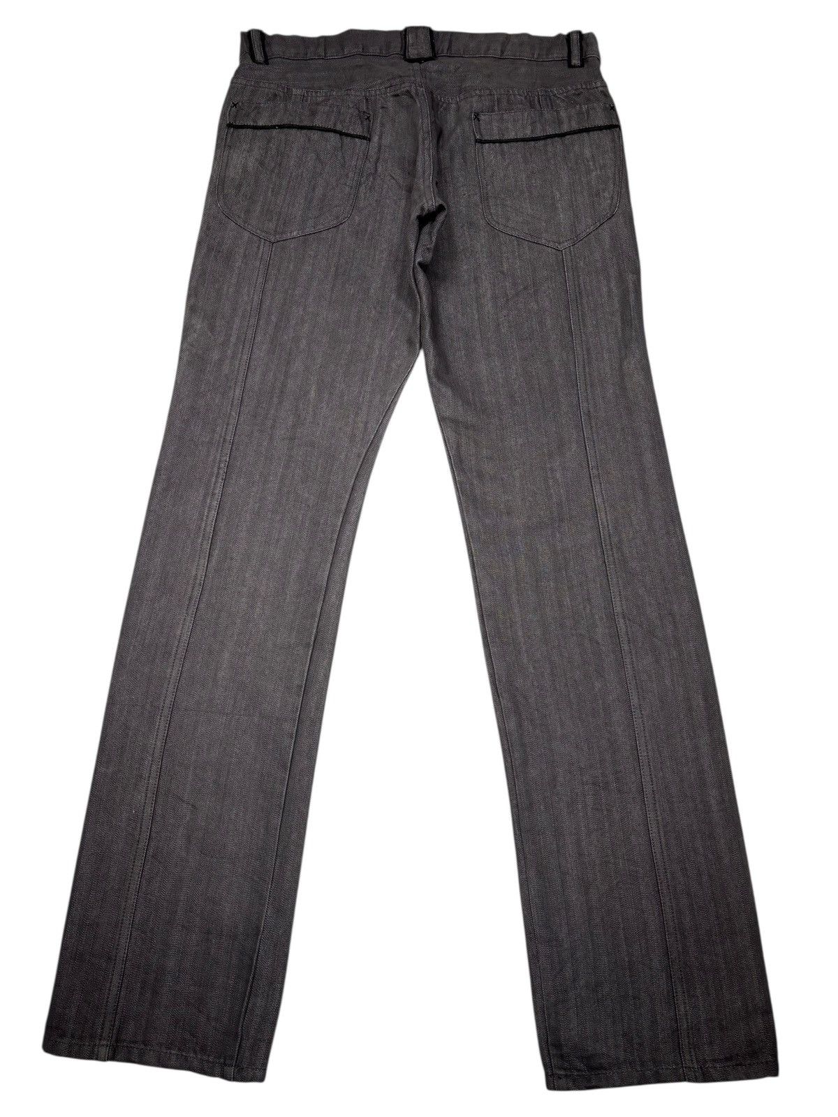 Tornado Mart DEUX CONCEPT LABO GREY STRAIGHT LEG DENIM JEANS Size US 31 - 2 Thumbnail