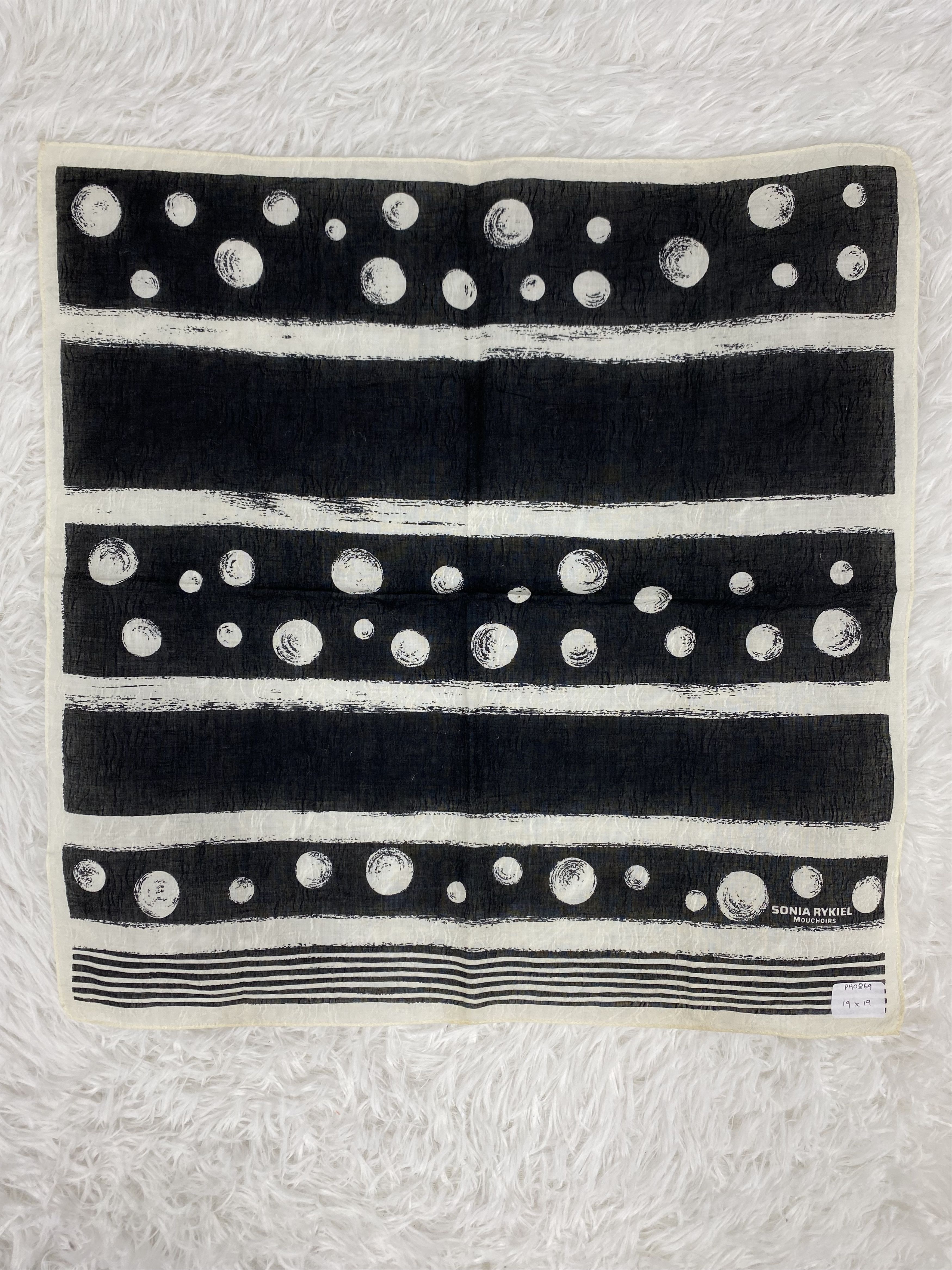 Designer × Vintage Vintage Sonia Rykiel Handkerchief Neckerchief PH0869 Size ONE SIZE - 3 Thumbnail