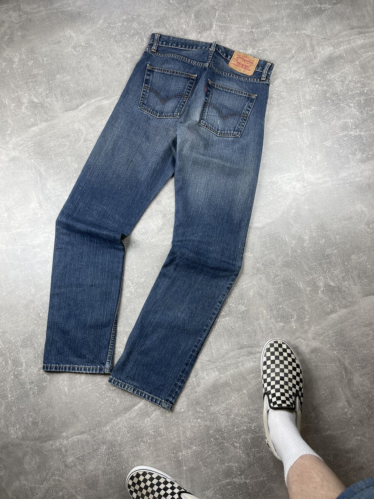 Japanese Brand × Levi's Vintage Clothing × Vintage Levi’s 505 Rare 90s Japanese Blue Faded Jeans Made in Japan Size US 31 - 1 Thumbnail