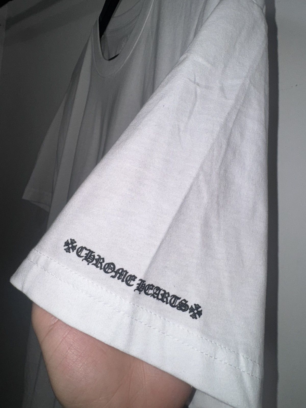 Chrome Hearts Chrome Hearts Scroll Logo Pocket T-shirt White Size US L / EU 52-54 / 3 - 6 Thumbnail