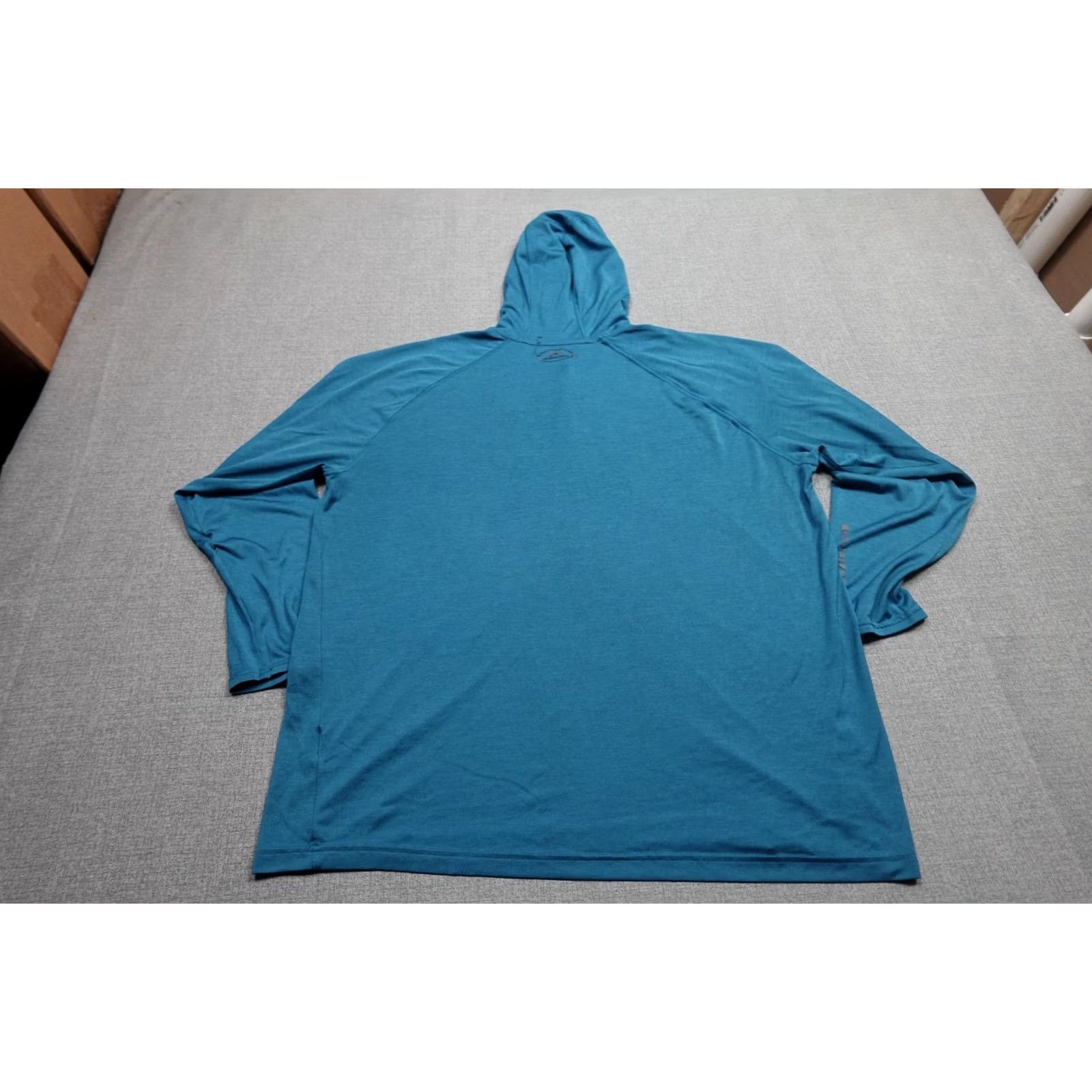 Under Armour Under Armour Sweatshirt Mens 3XL Blue Hooded Long Sleeve Henley Performance Top Size US XXL / EU 58 / 5 - 4 Thumbnail