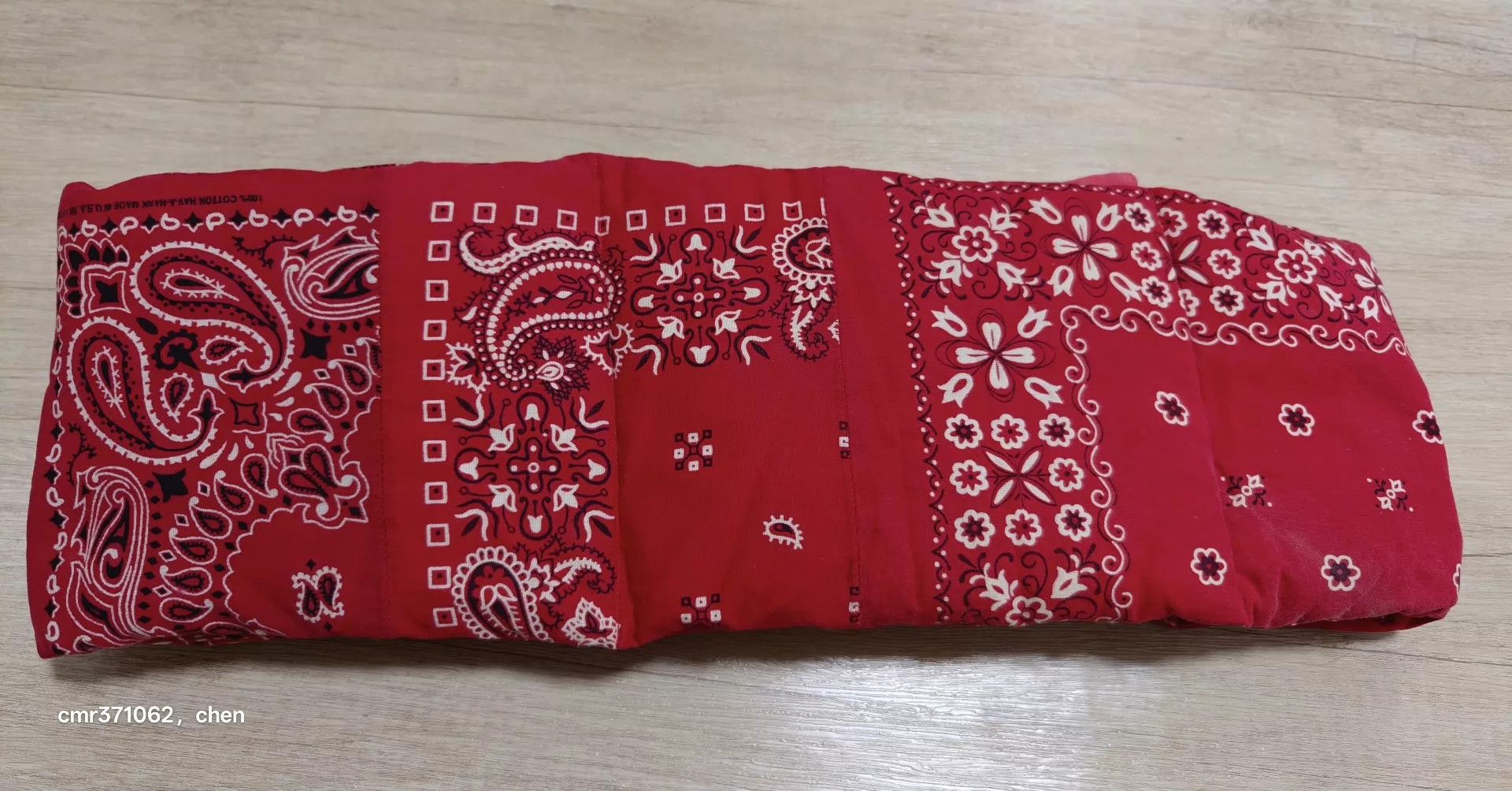 Visvim VISVIM 16 ICT Red Vintage Bandana Down Scarf Size ONE SIZE - 2 Thumbnail