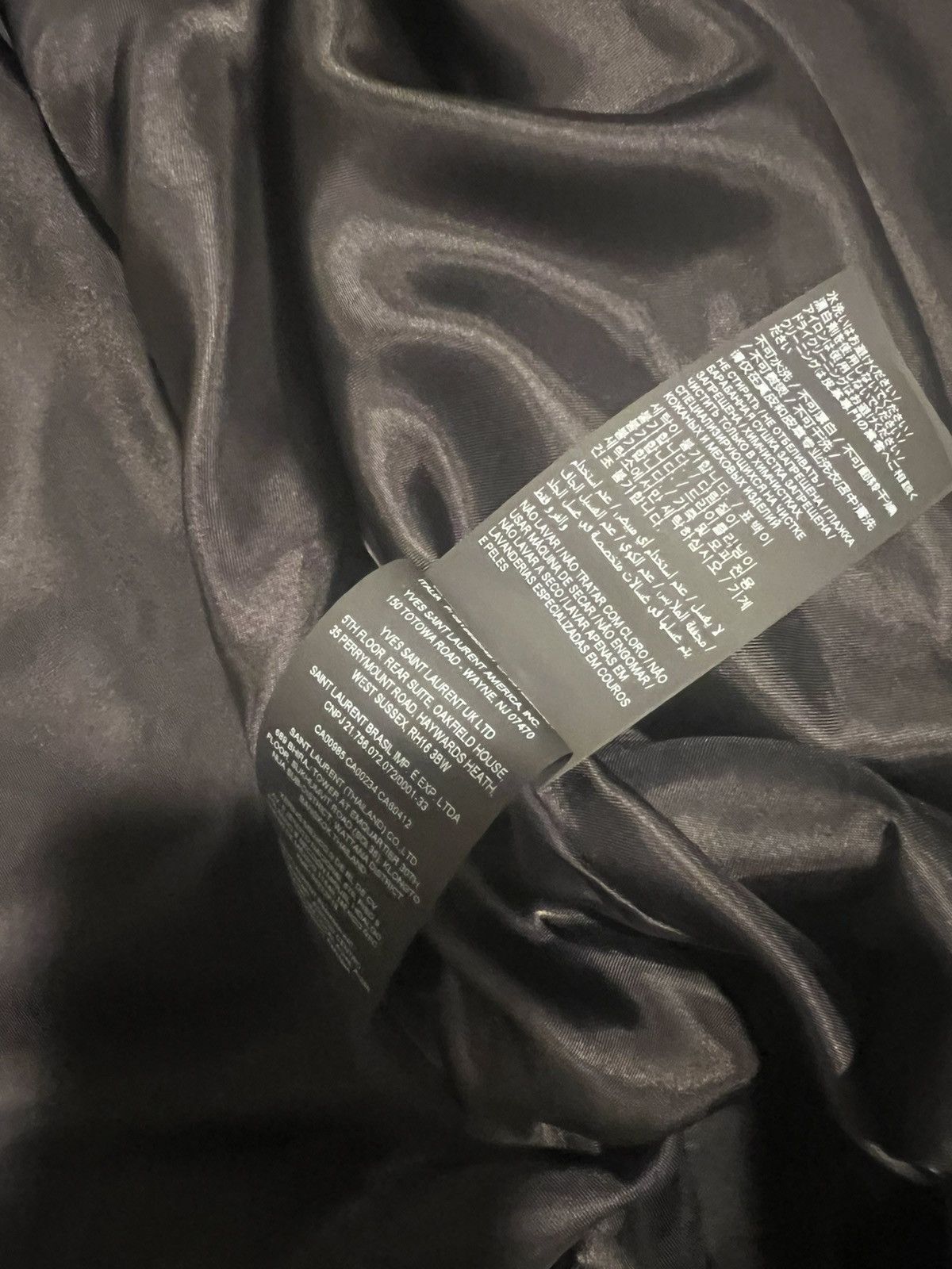 Saint Laurent Paris Saint laurent mens leather cape coat. OS/U. $15000 Size US XL / EU 56 / 4 - 7 Thumbnail
