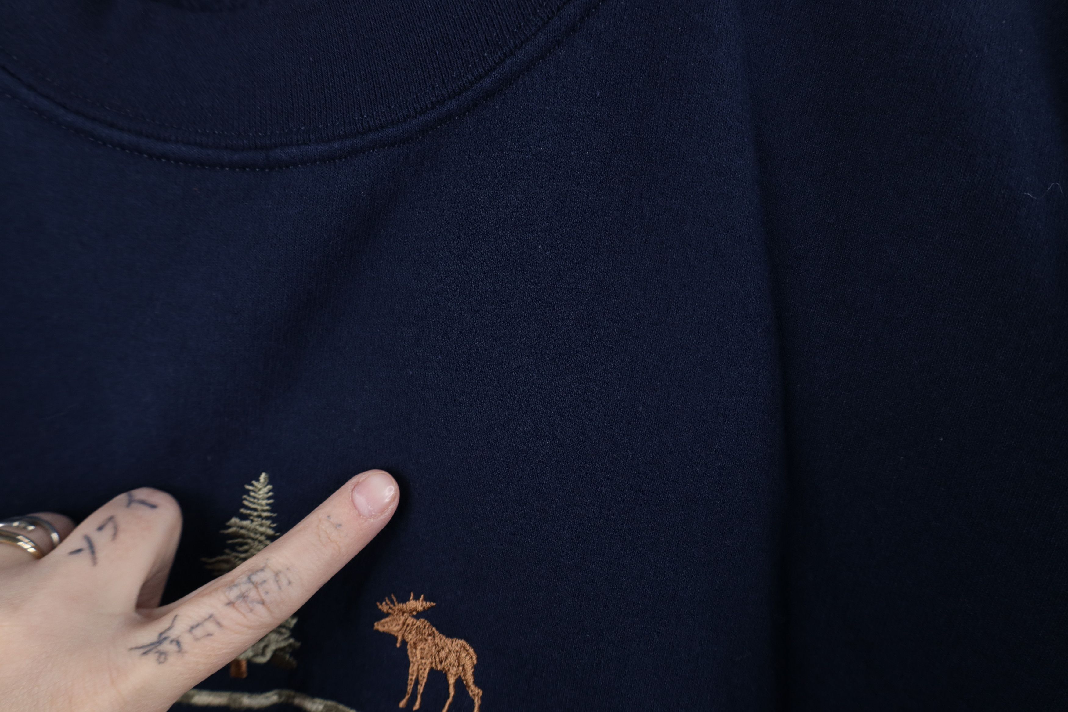 Vintage Vintage 90s Y2K Up North Michigan Nature Sweatshirt Blue Size US L / EU 52-54 / 3 - 8 Thumbnail