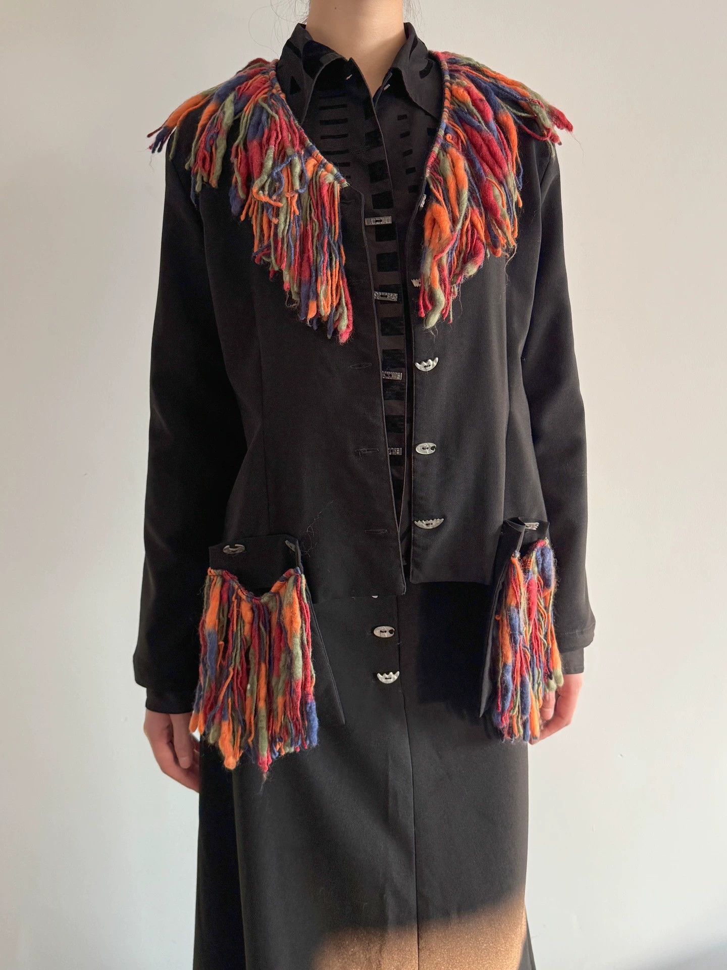 Other French Brand Ethnic Tassel Short Jacket S Size S / US 4 / IT 40 - 9 Thumbnail