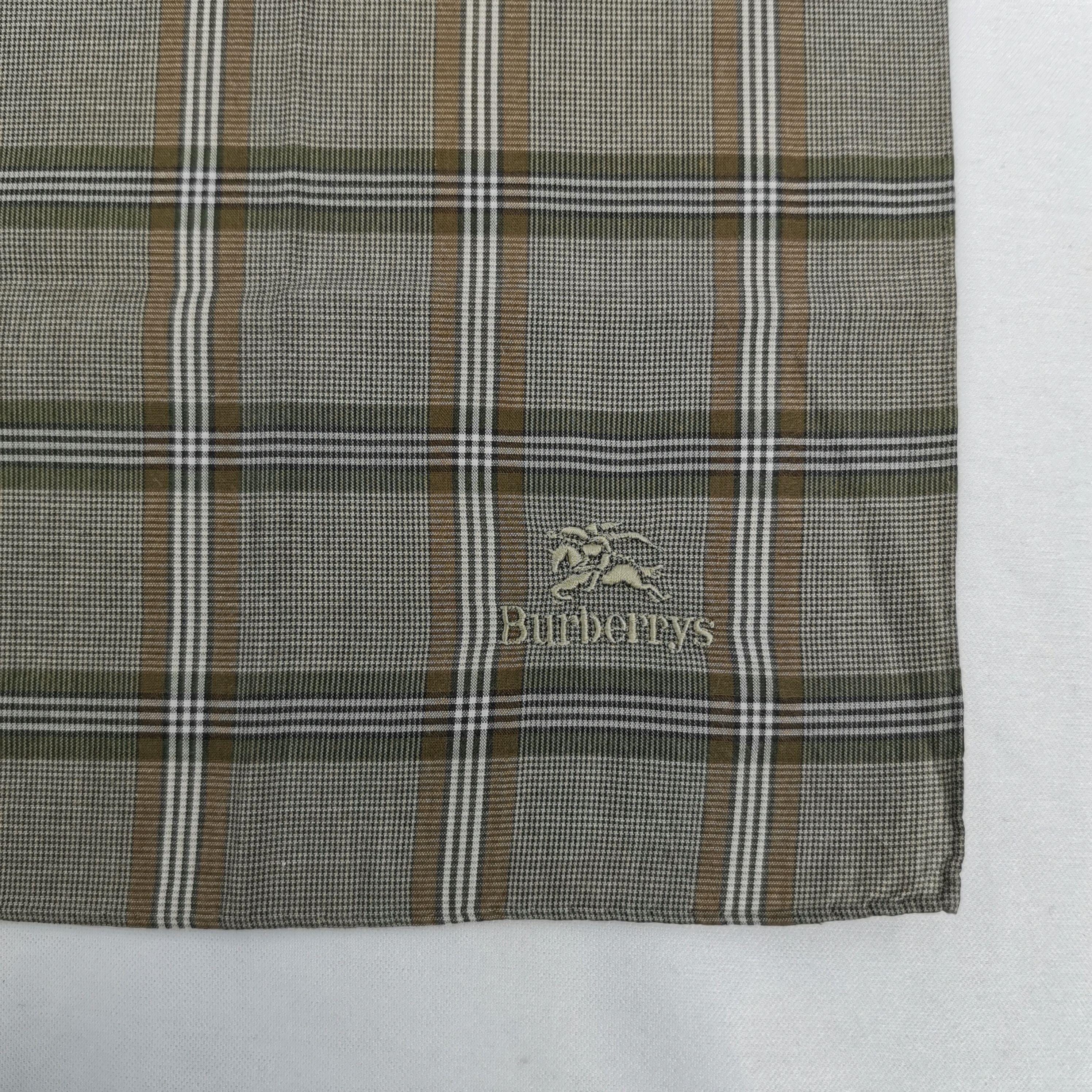 Burberry × Vintage Vintage Burberry Handkerchief Neckerchief Bandana Size ONE SIZE - 3 Thumbnail