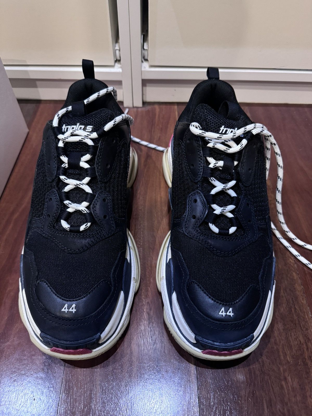 Balenciaga Balenciaga Triple S Black Size US 11 / EU 44 - 3 Thumbnail