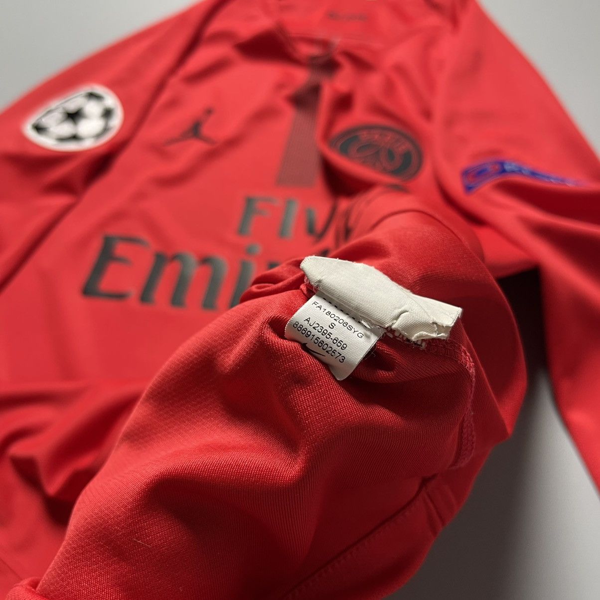 Nike PSG NIKE 2018/2019 FOOTBALL GOALKEEPER HOME JERSEY #1 BUFFON Size US S / EU 44-46 / 1 - 13 Thumbnail