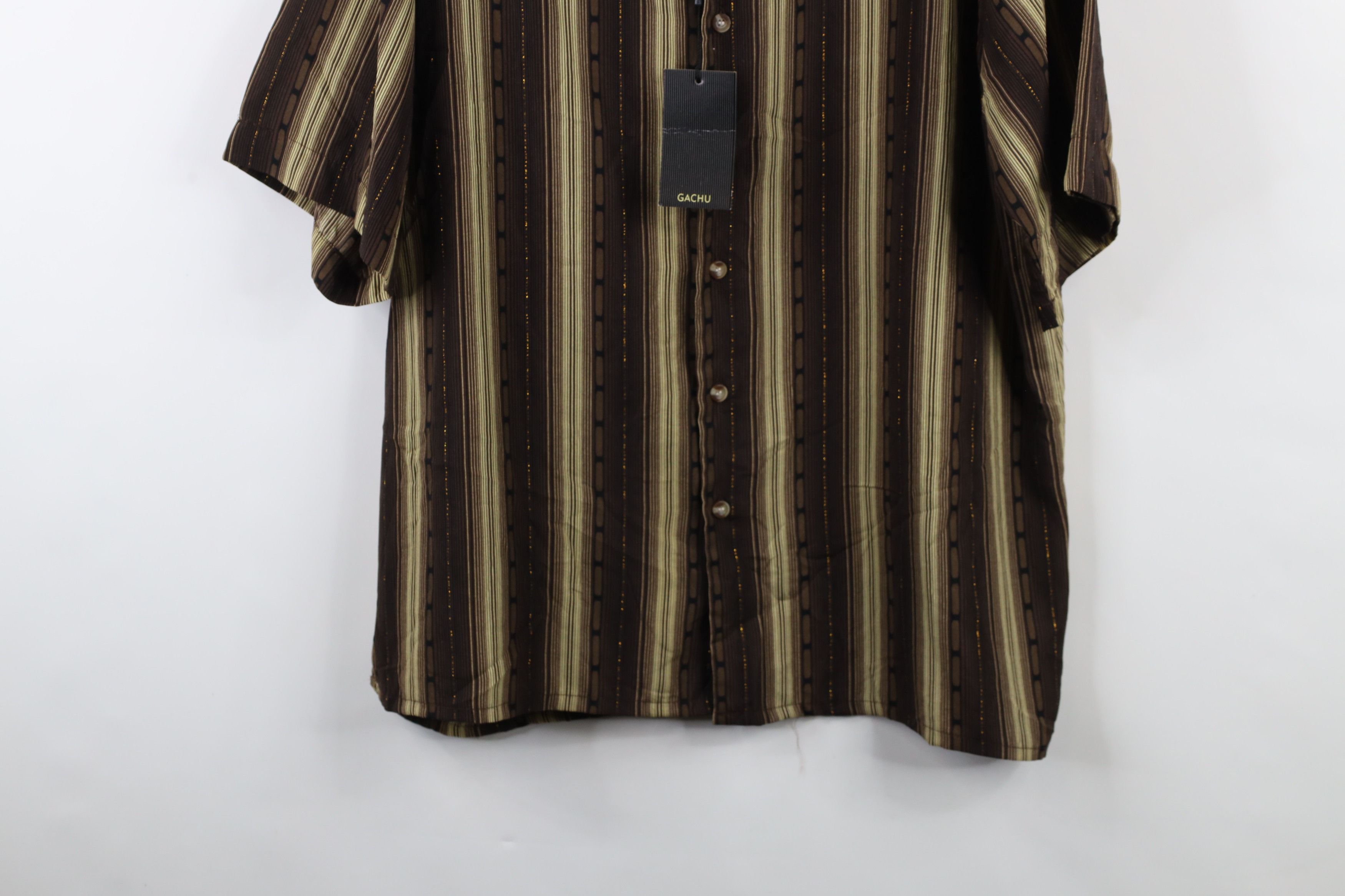 Vintage Deadstock Vintage 90s Streetwear Short Sleeve Button Shirt Size US XXL / EU 58 / 5 - 3 Thumbnail