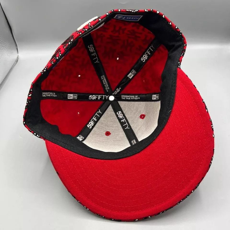 New Era New York Yankees Hat Men 7 1/2 59Fifty New Era MLB Fitted Size ONE SIZE - 7 Thumbnail