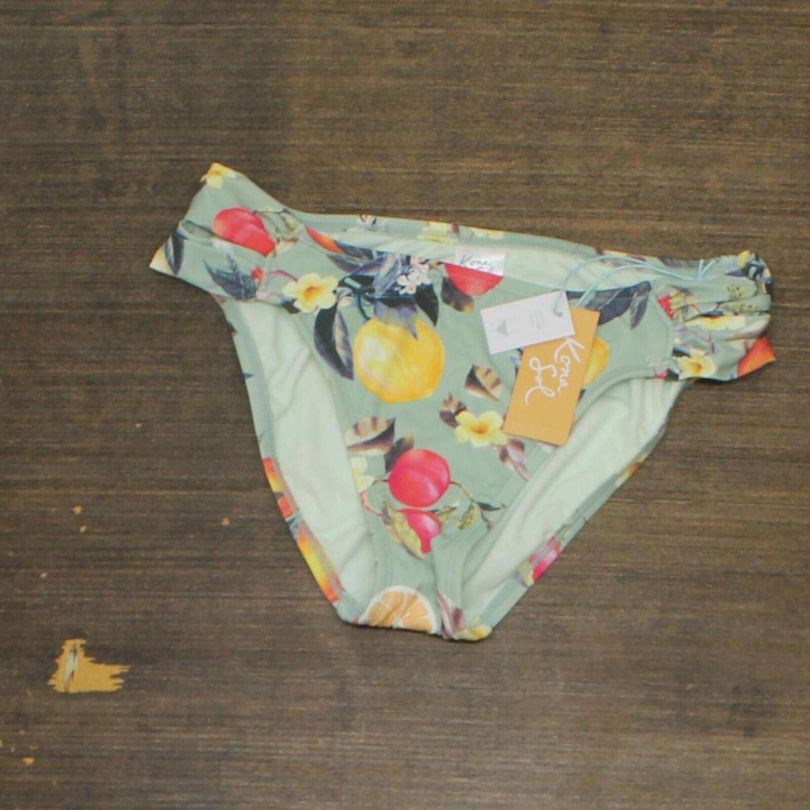 Designer NWT Kona Sol Hipster Bikini Bottom 83472110 M Sage Green Size ONE SIZE - 1 Thumbnail