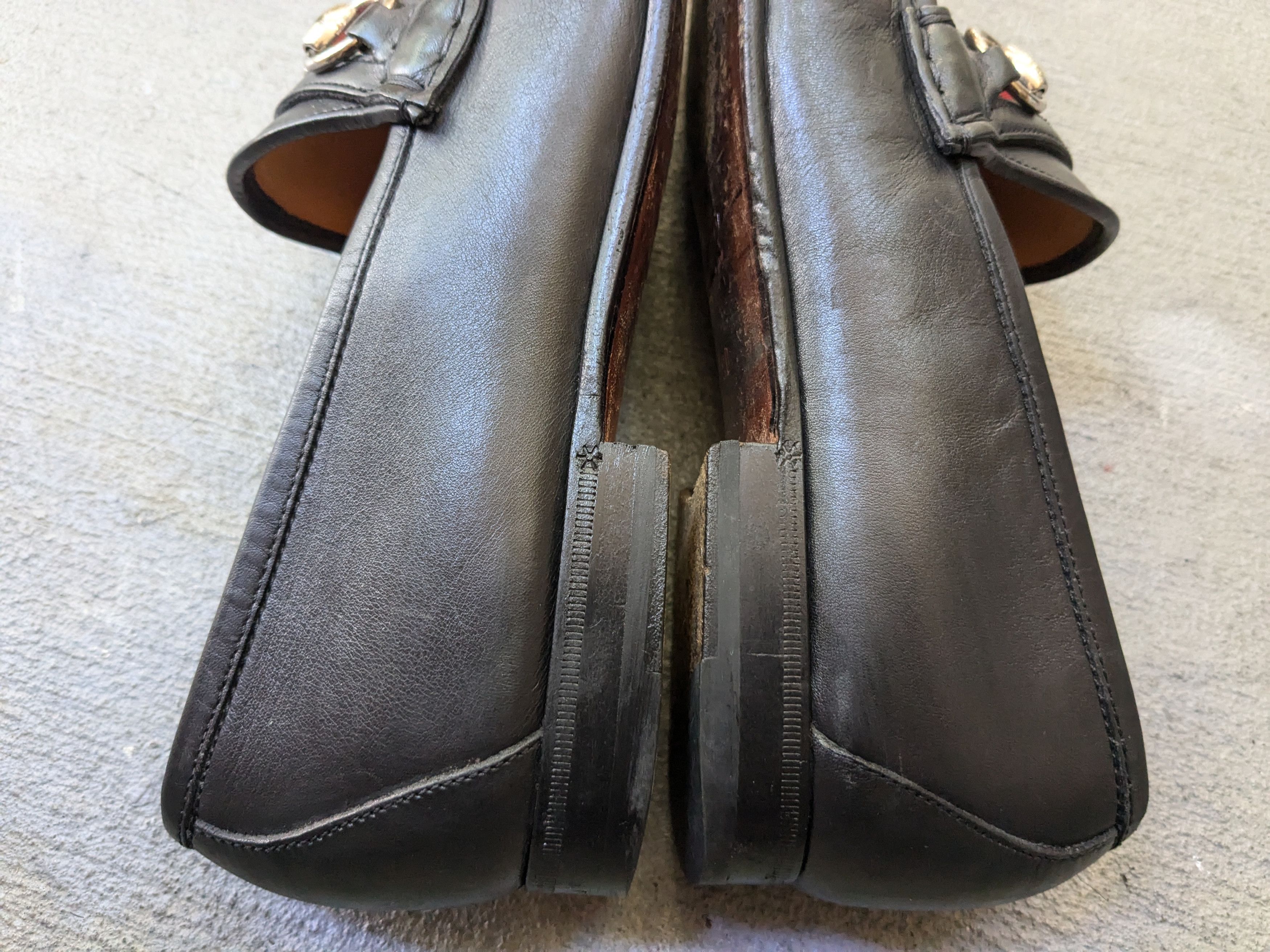 Gucci Gucci Horsebit Loafers Black 9 D Leather Italy Slip On Size US 9 / EU 42 - 8 Thumbnail