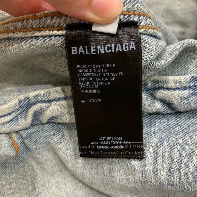 Balenciaga Balenciaga Washed Denim Jacket. Size US M / EU 48-50 / 2 - 5 Thumbnail