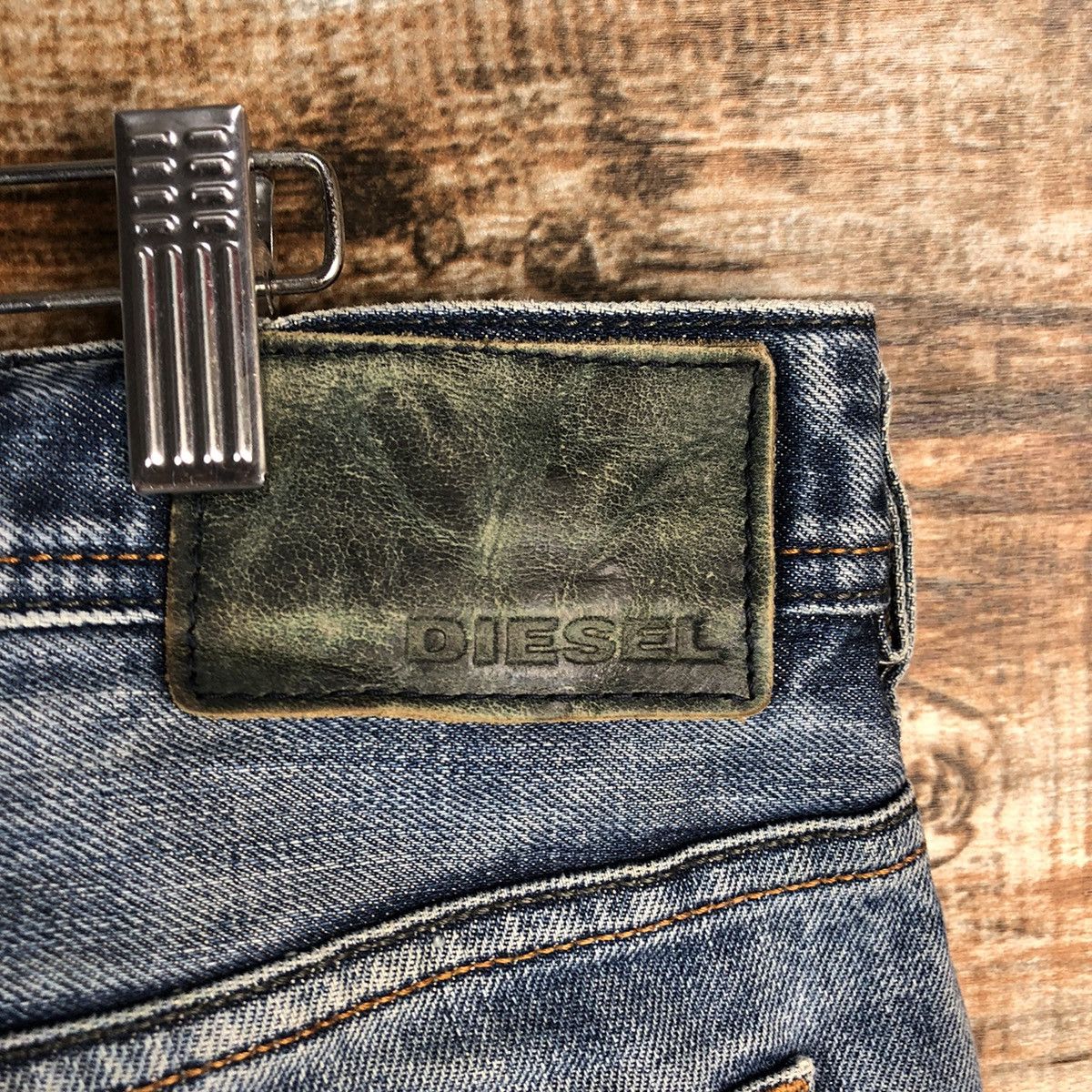 Diesel DL Diesel Industries faded Blue Denim Pants #C160 Size US 34 / EU 50 - 17 Thumbnail